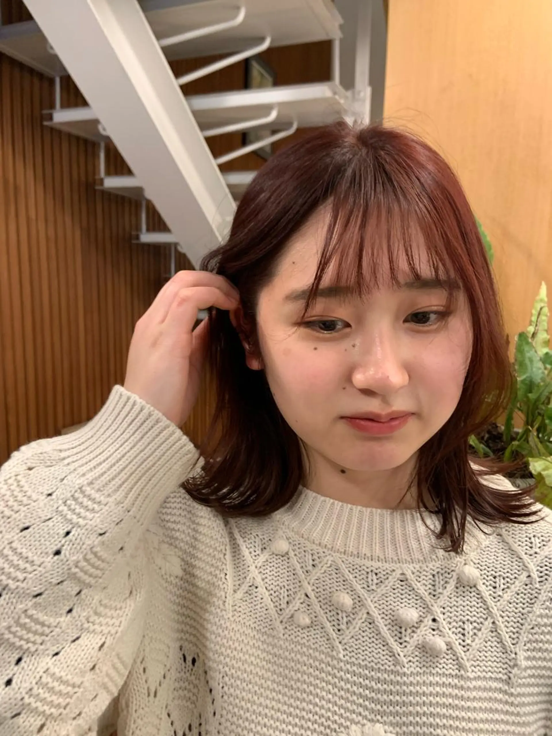 ミディアム カラー BEAUTRIUM 鎌倉小町所属・🌞アオキ サキ🕊のヘアスタイル