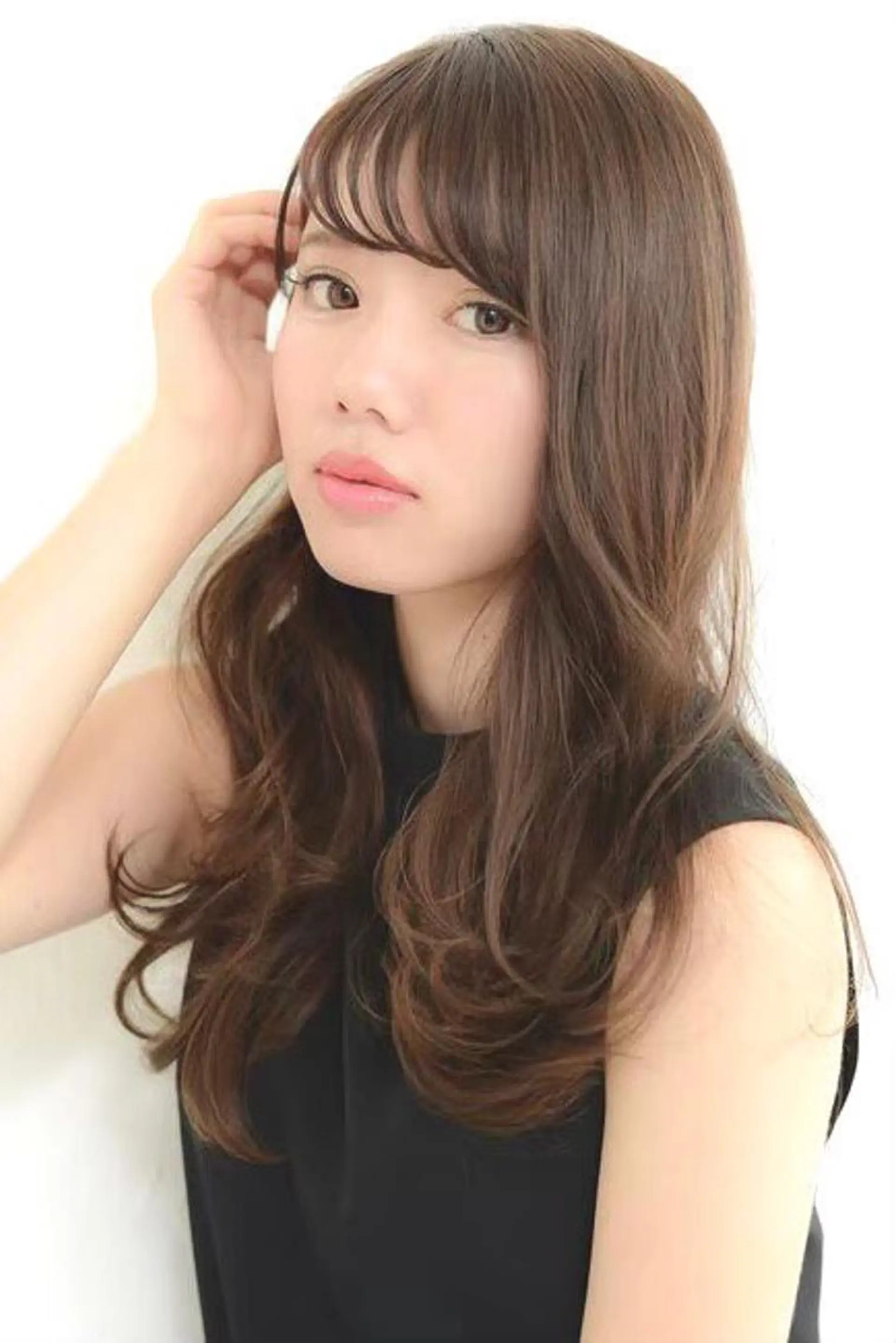 ロング カット ヘアカラー トリートメント PaRtage 大宮 East所属・日比崚介🍀 おくれげ小顔カットのヘアスタイル