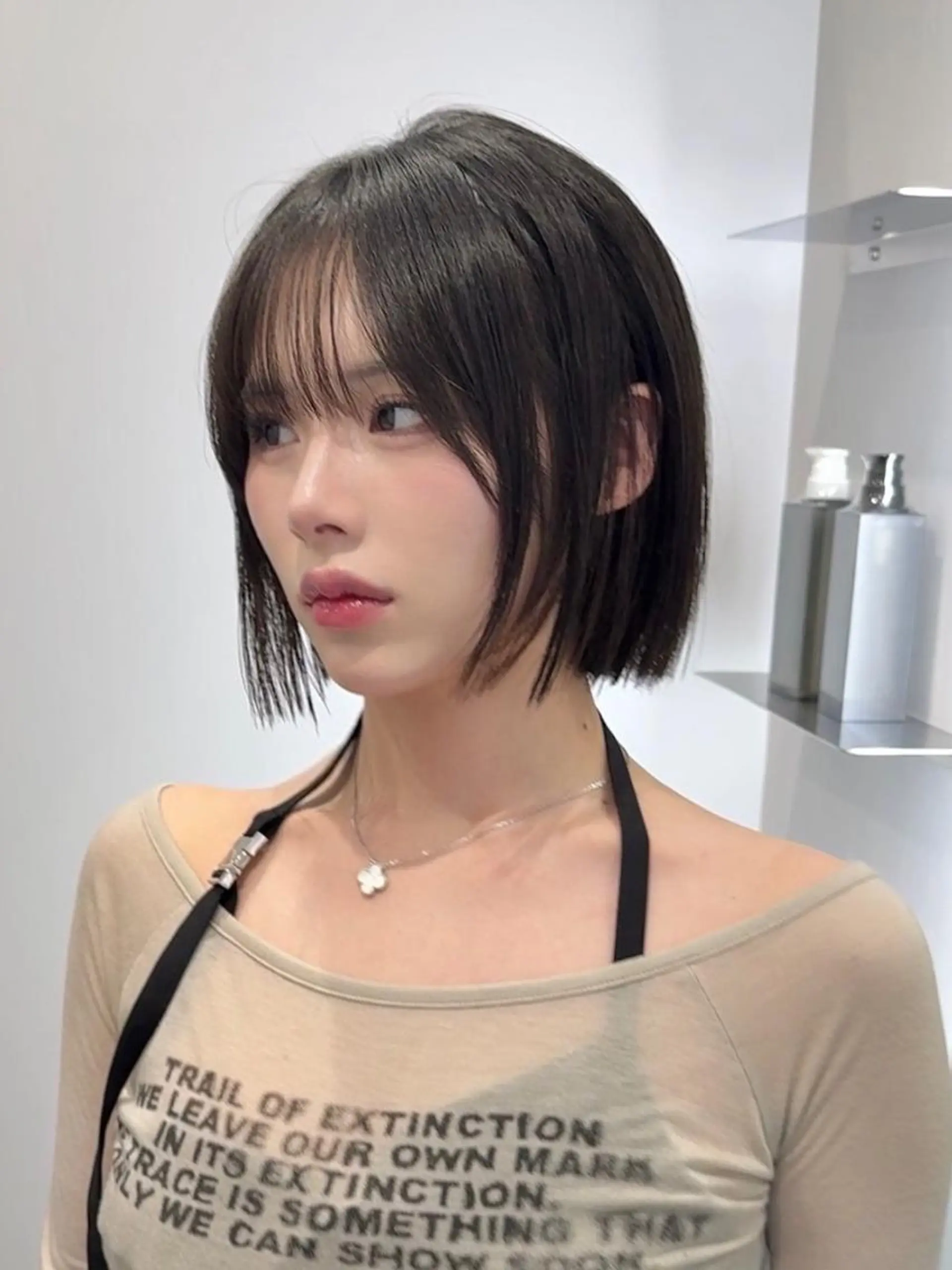 ミディアム 岡本葵子カットモデル ┊束感マツエクのマツエク・マツパデザイン