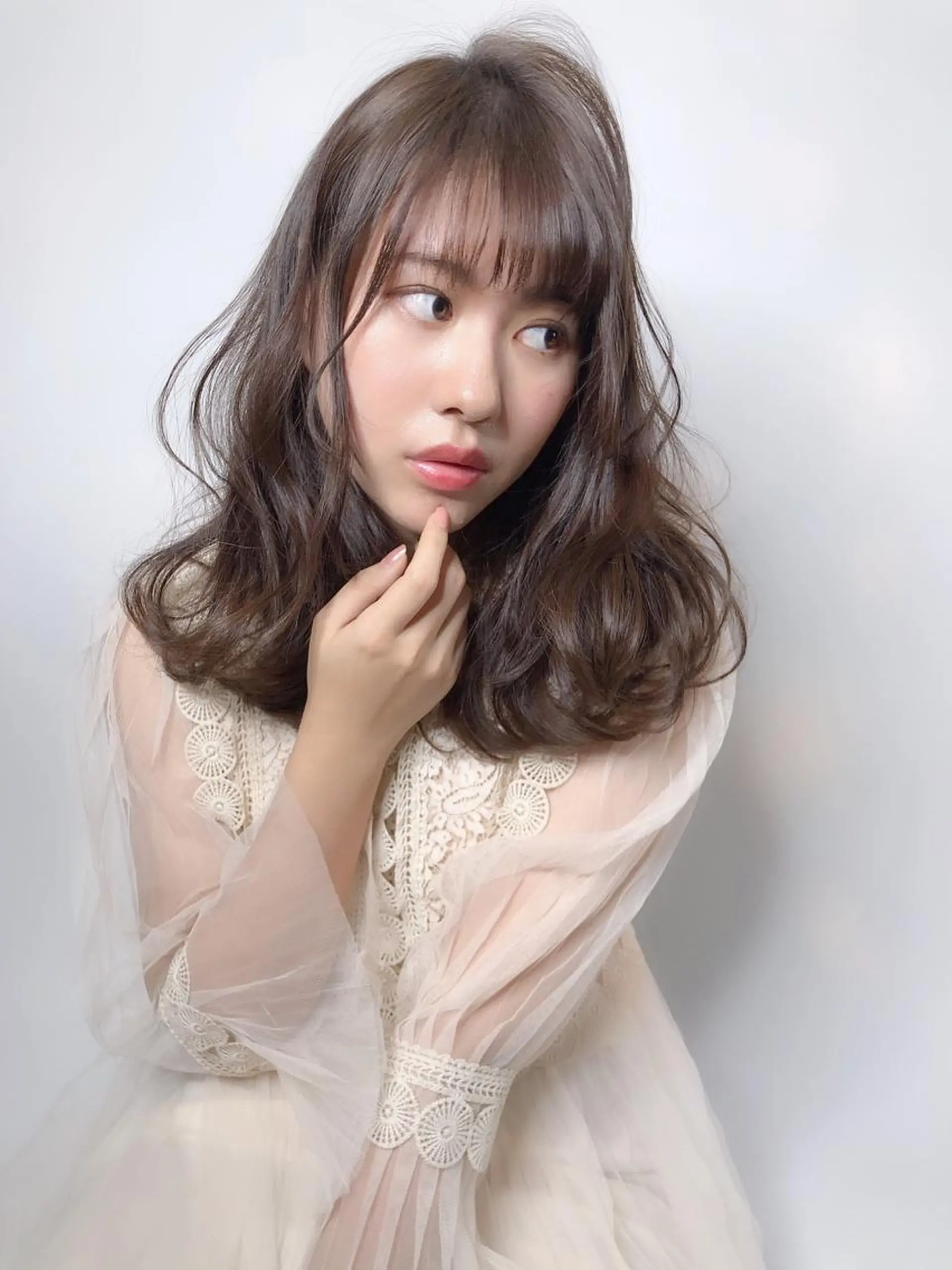 ミディアム カラー omocha hair salon所属・大嶋 伸吾のヘアスタイル