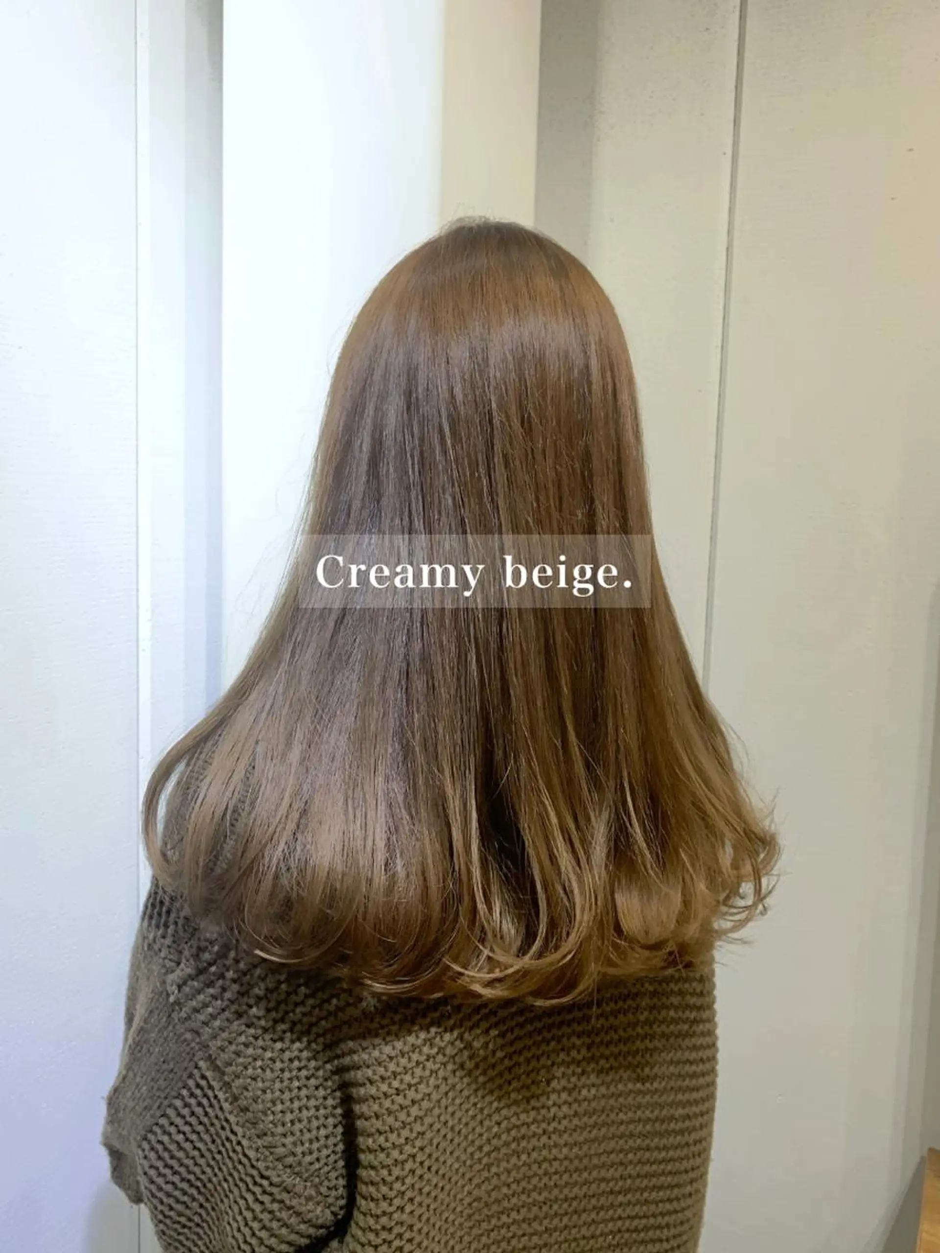 セミロング カット ヘアカラー トリートメント loka所属・山本 晶大のヘアスタイル