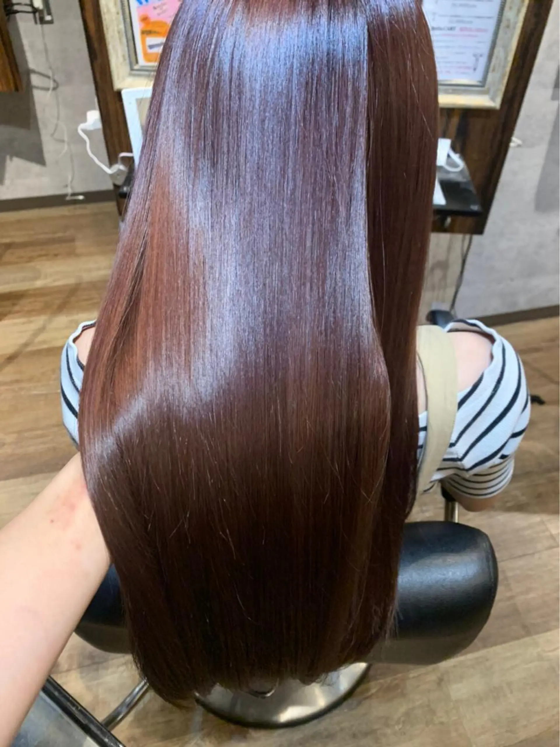 ロング カラー ヘアカラー トリートメント 韓国ヘア/レイヤー/ 暖色カラー/ Aiのヘアスタイル