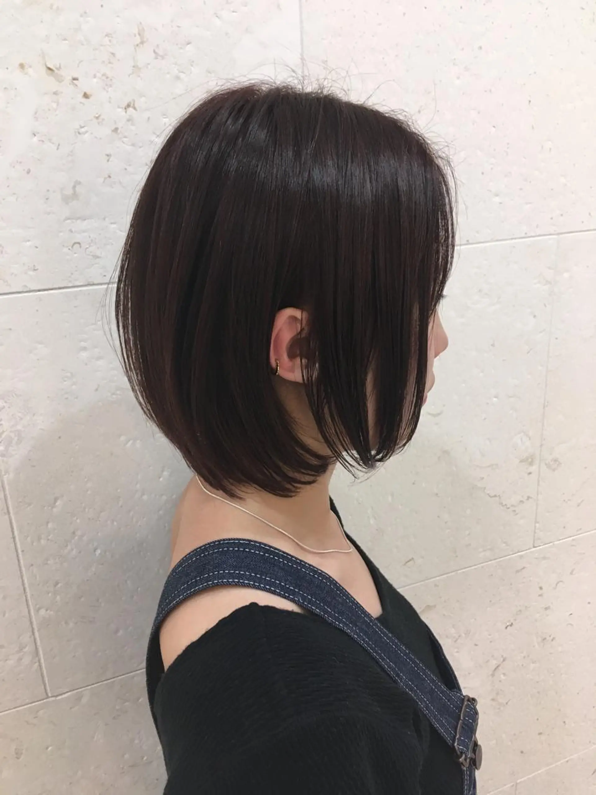 ショート カラー ブラウンカラー レッドカラー レッドブラウン トリートメント 斉藤 貴也のヘアスタイル