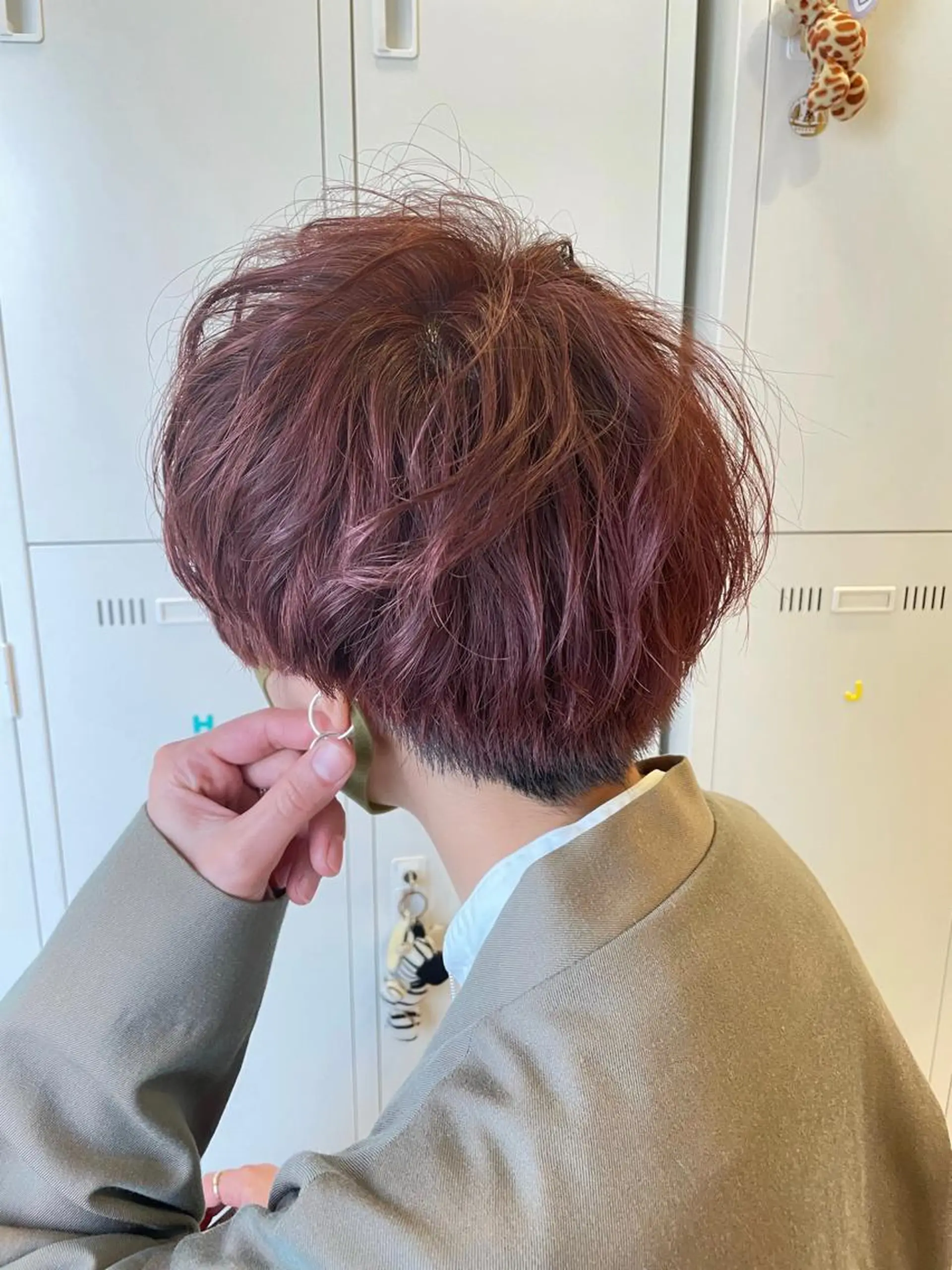 ショート カラー メンズ メンズブリーチ マッシュ メンズパーマ ブリーチ カット ヘアカラー 髪質改善/ショート/ メンズカット/KAiのヘアスタイル