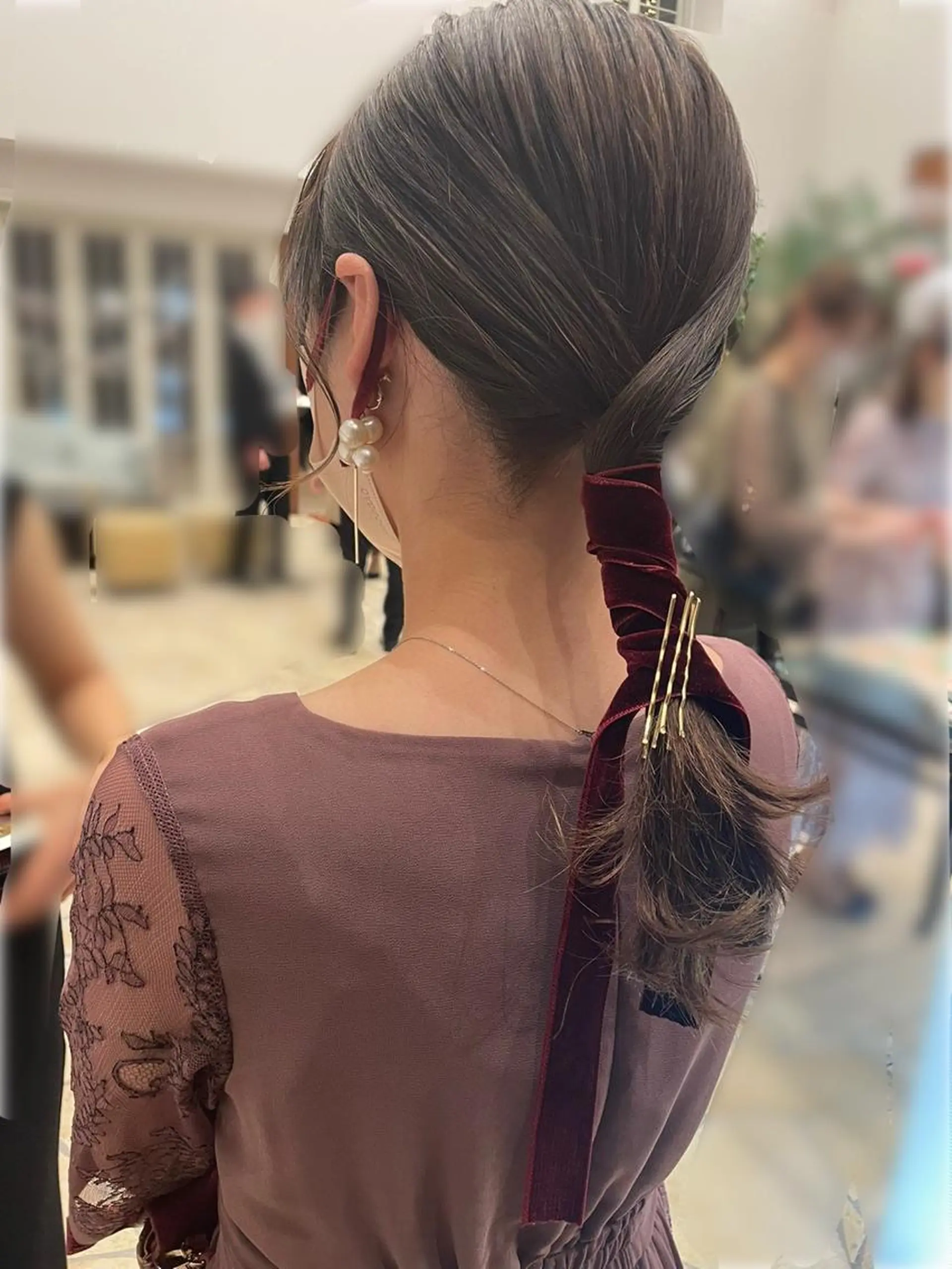 セミロング T Ayaのヘアスタイル