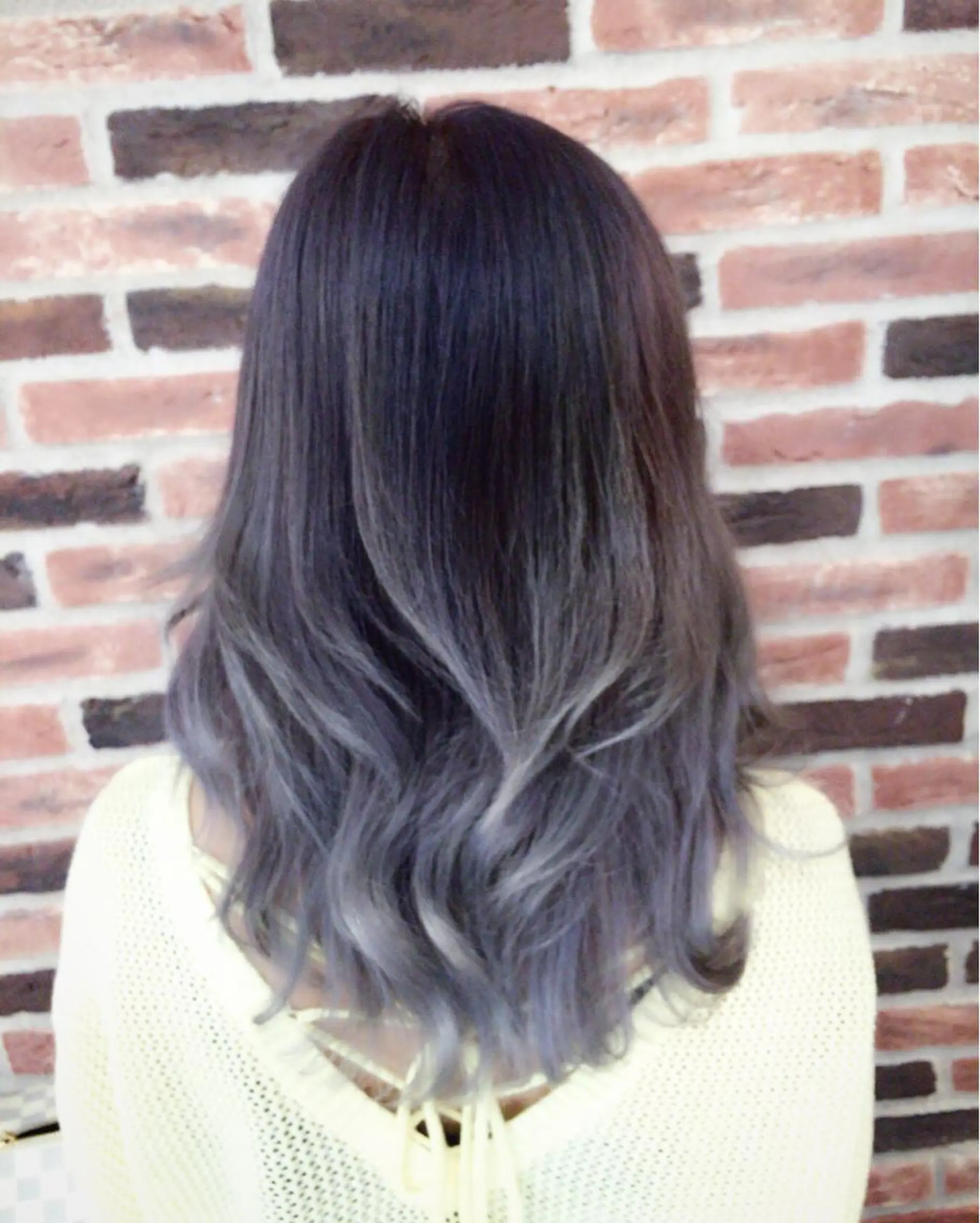 ミディアム セミロング ロング カラー グラデーションカラー パープルカラー シルバー Men's BIRTH by happiness 梅田中崎町店所属・メンズ特化美容師 カラー専門ぺーターのヘアスタイル