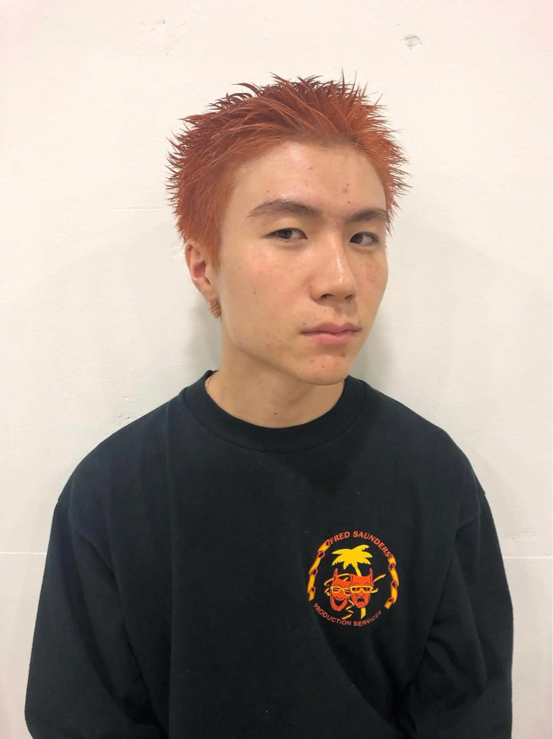 ショート カラー メンズ カット 吉田一輝 外国人パーマのヘアスタイル