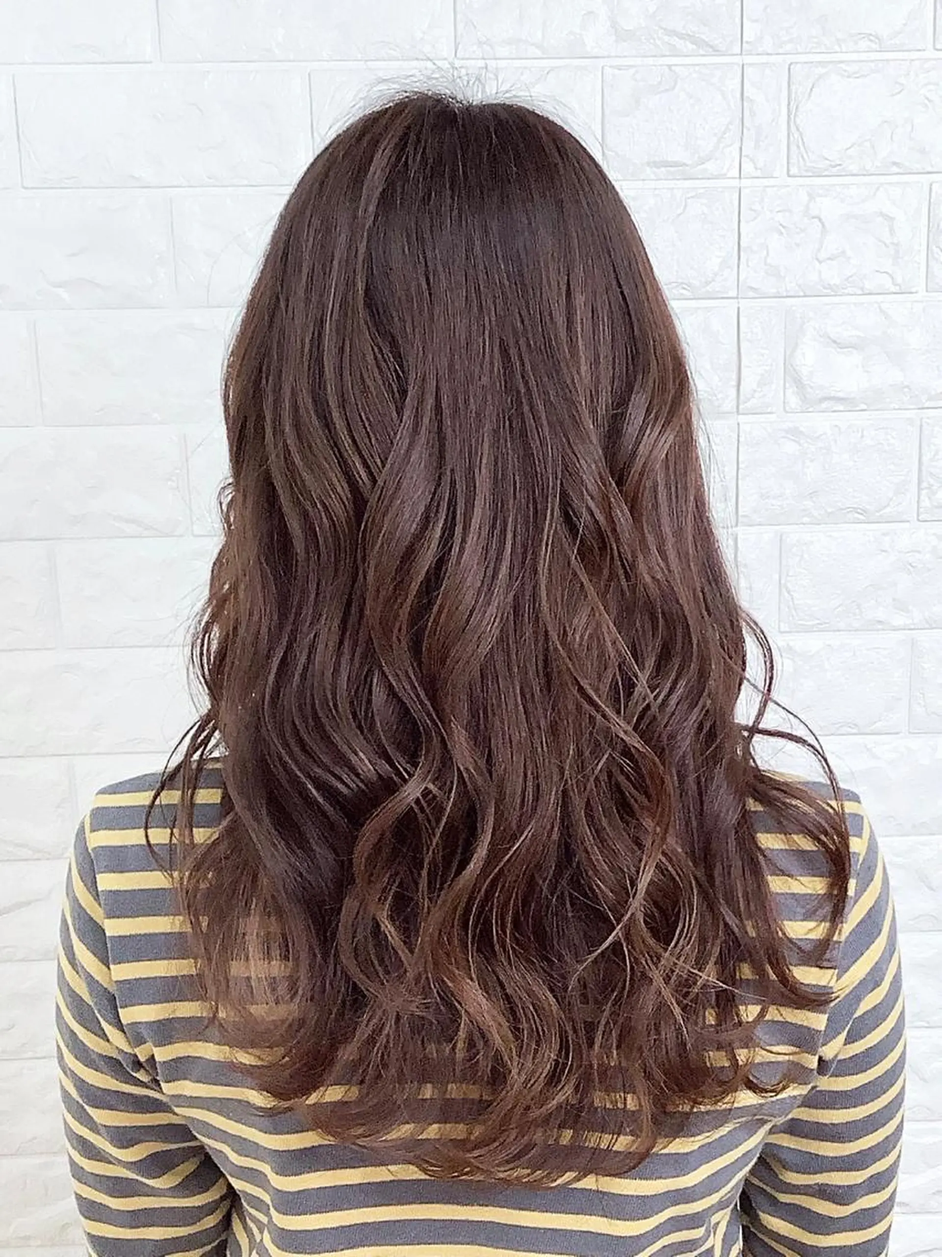 セミロング カラー エイジングケア特化 美容師✂️山崎竜二のヘアスタイル