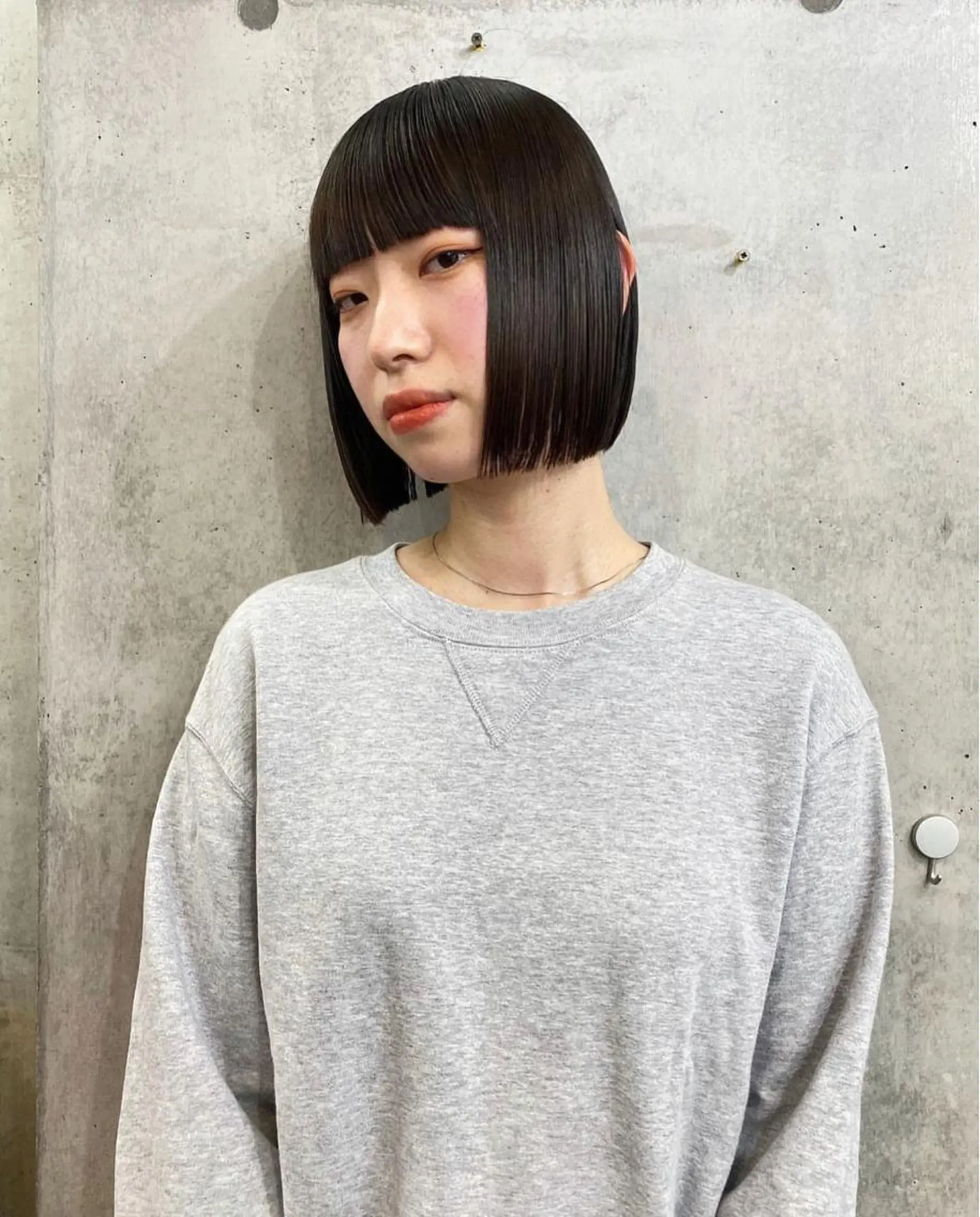 ミディアム パーマ/ボブ /レイヤー チヒロのヘアスタイル