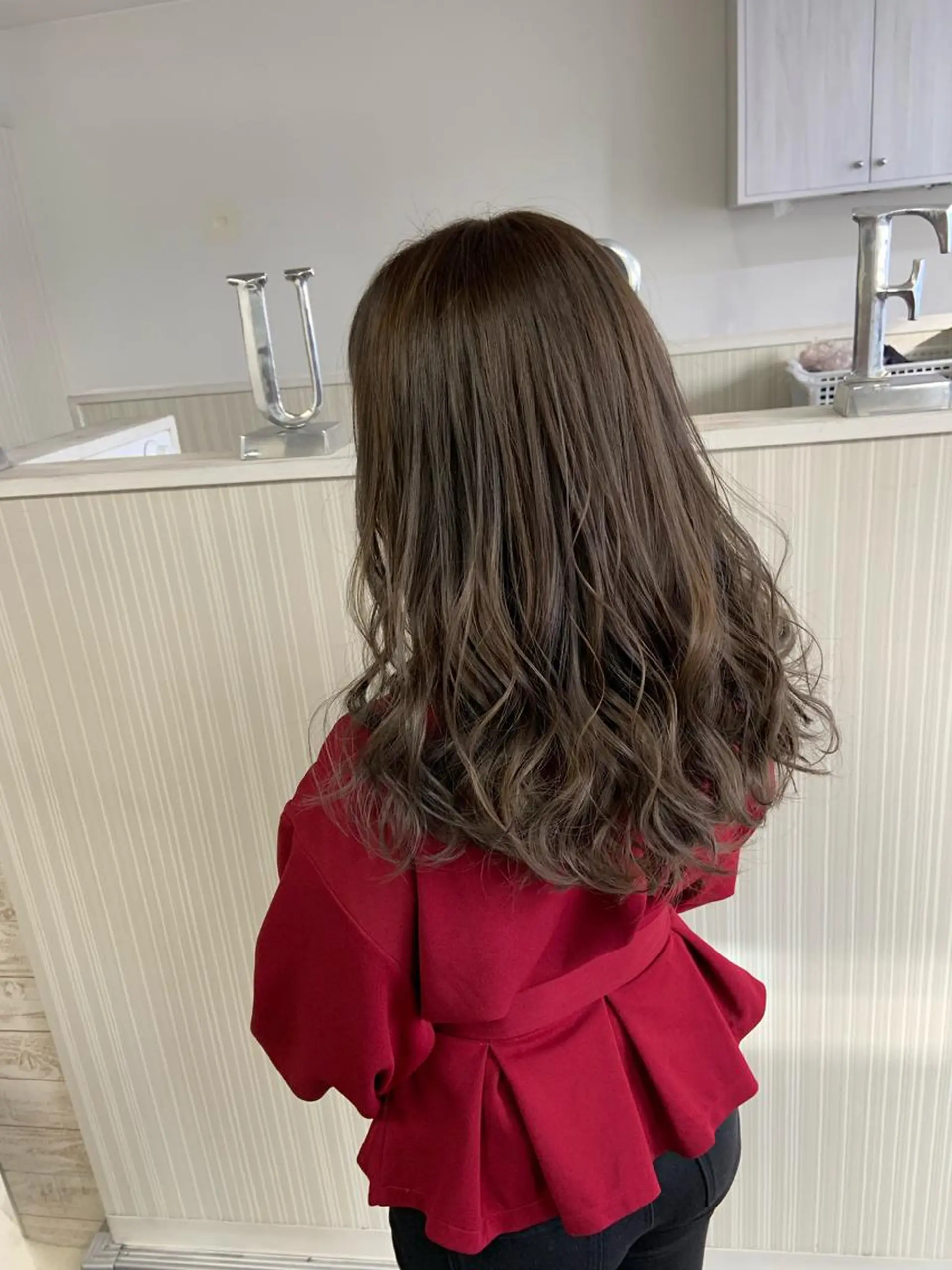 ミディアム カラー 山内 聡史のヘアスタイル