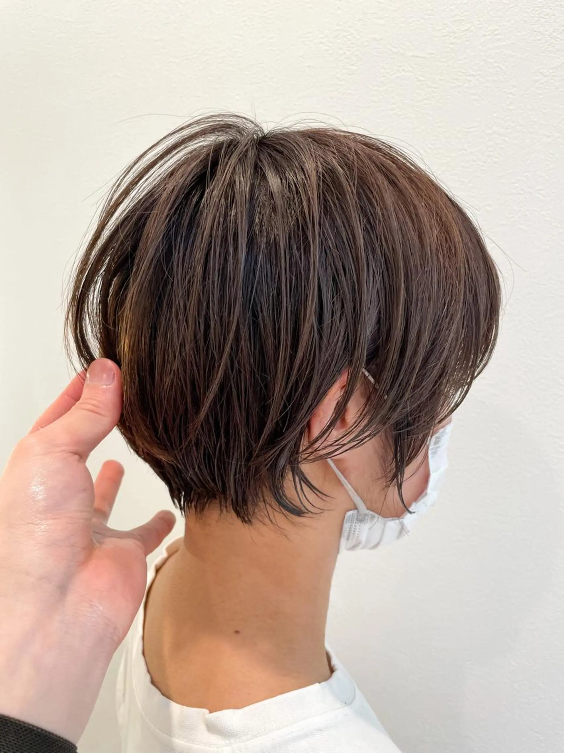 ショート カラー 似合わせスタイル 岡田勇哉のヘアスタイル