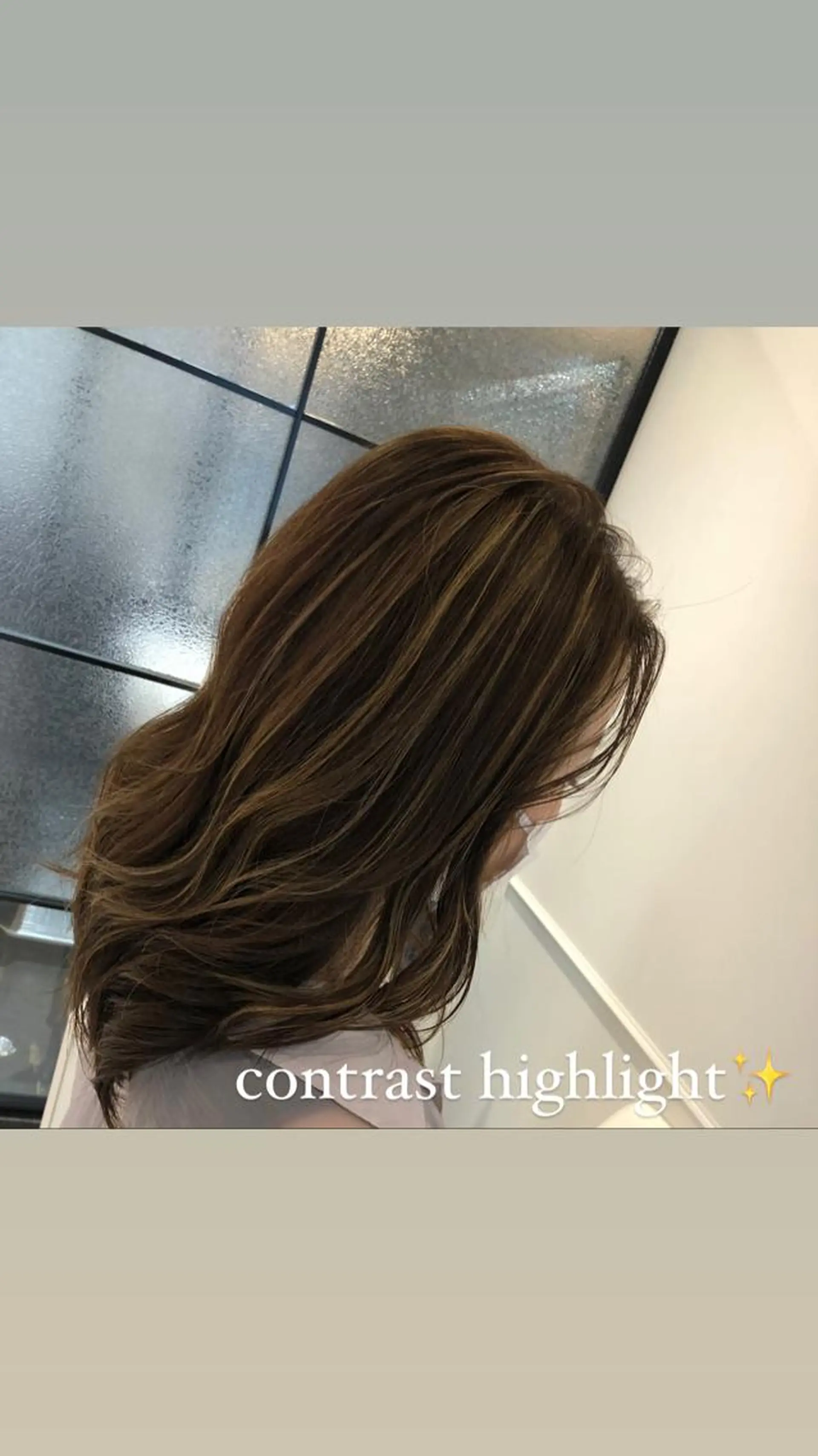 セミロング カラー -5歳大人ﾊｲﾗｲﾄ ✨津嘉山のヘアスタイル