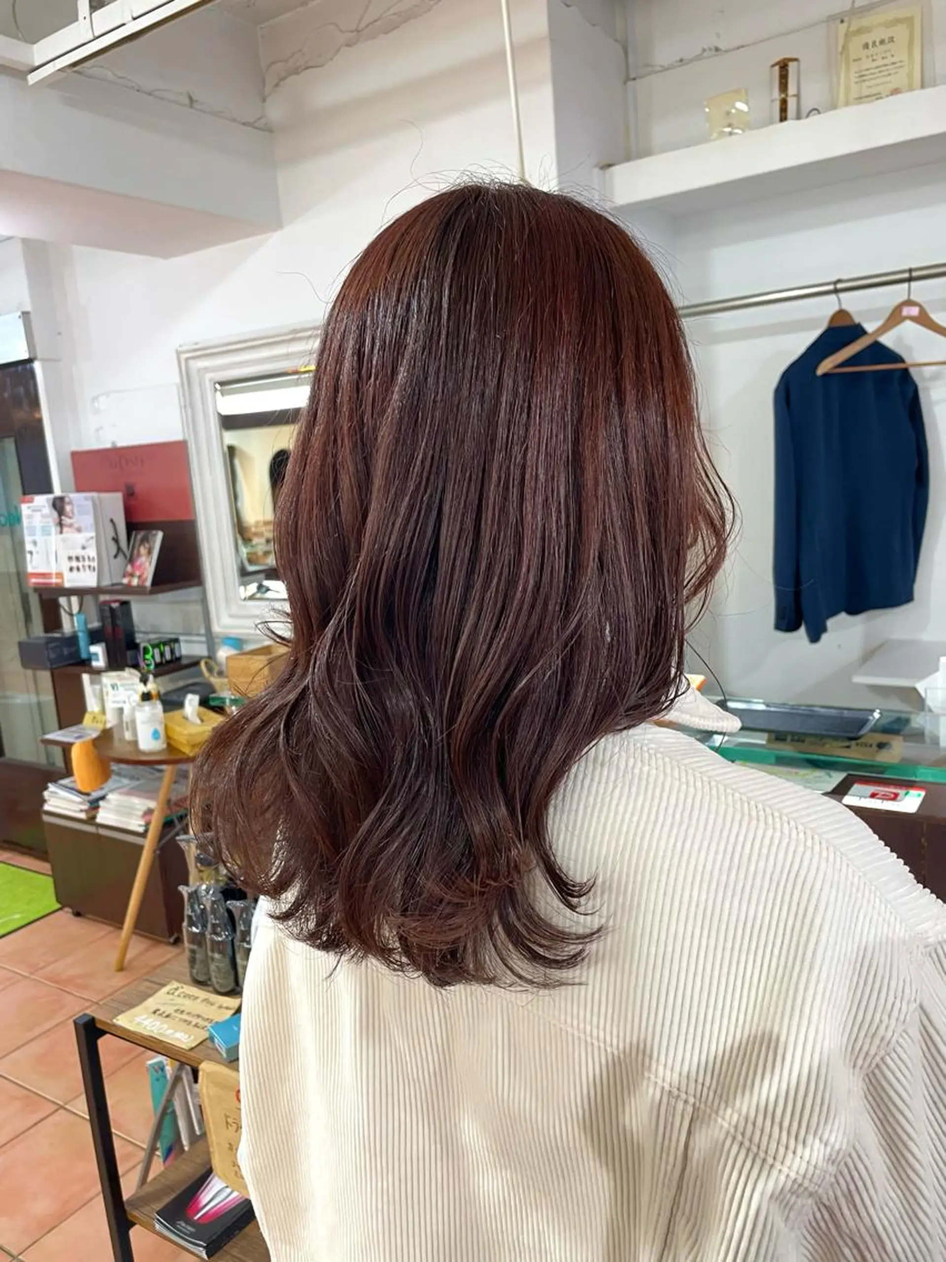 セミロング カラー 🦋透明感 艶カラー Rie🦋のヘアスタイル