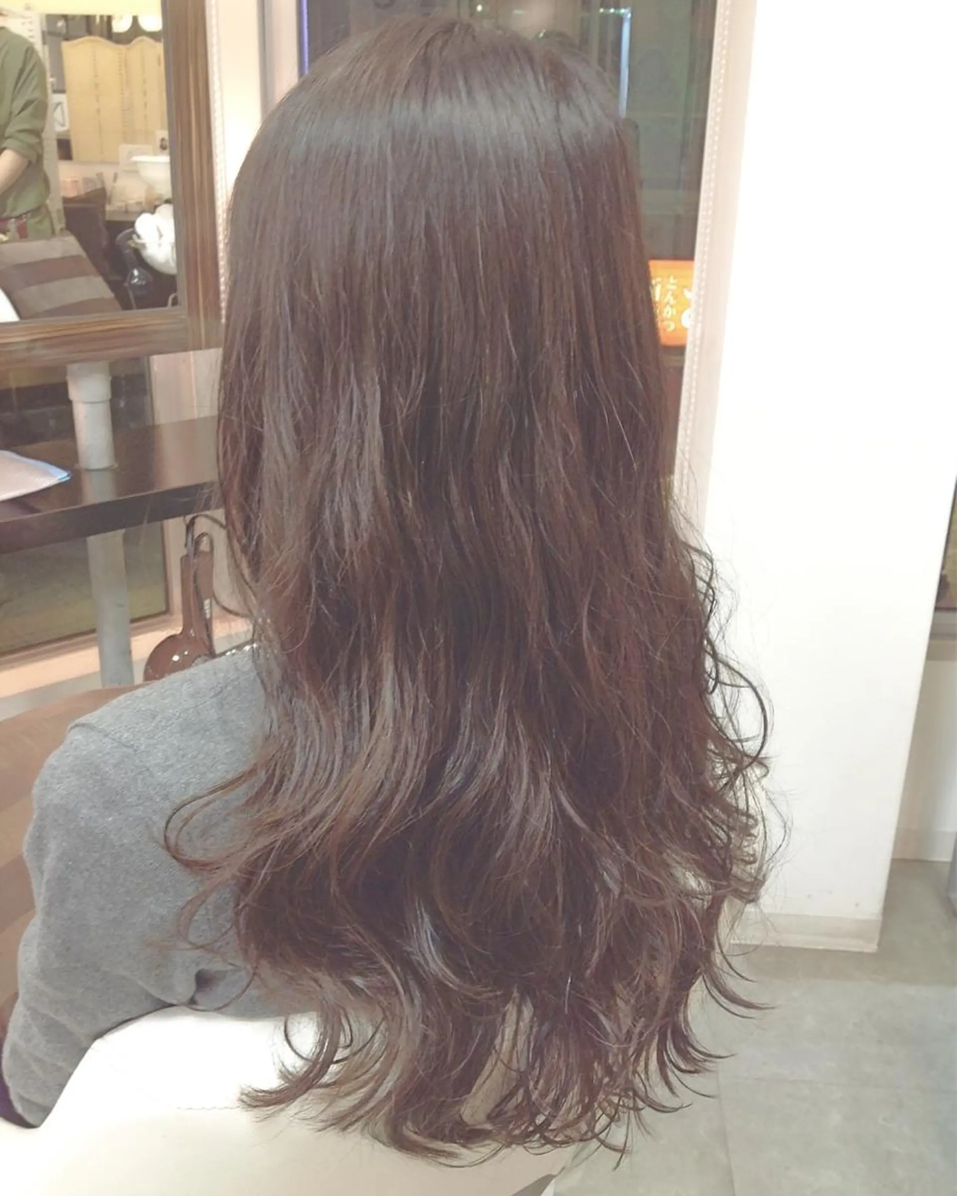 ロング パーマ トリートメント 榎園 由美のヘアスタイル