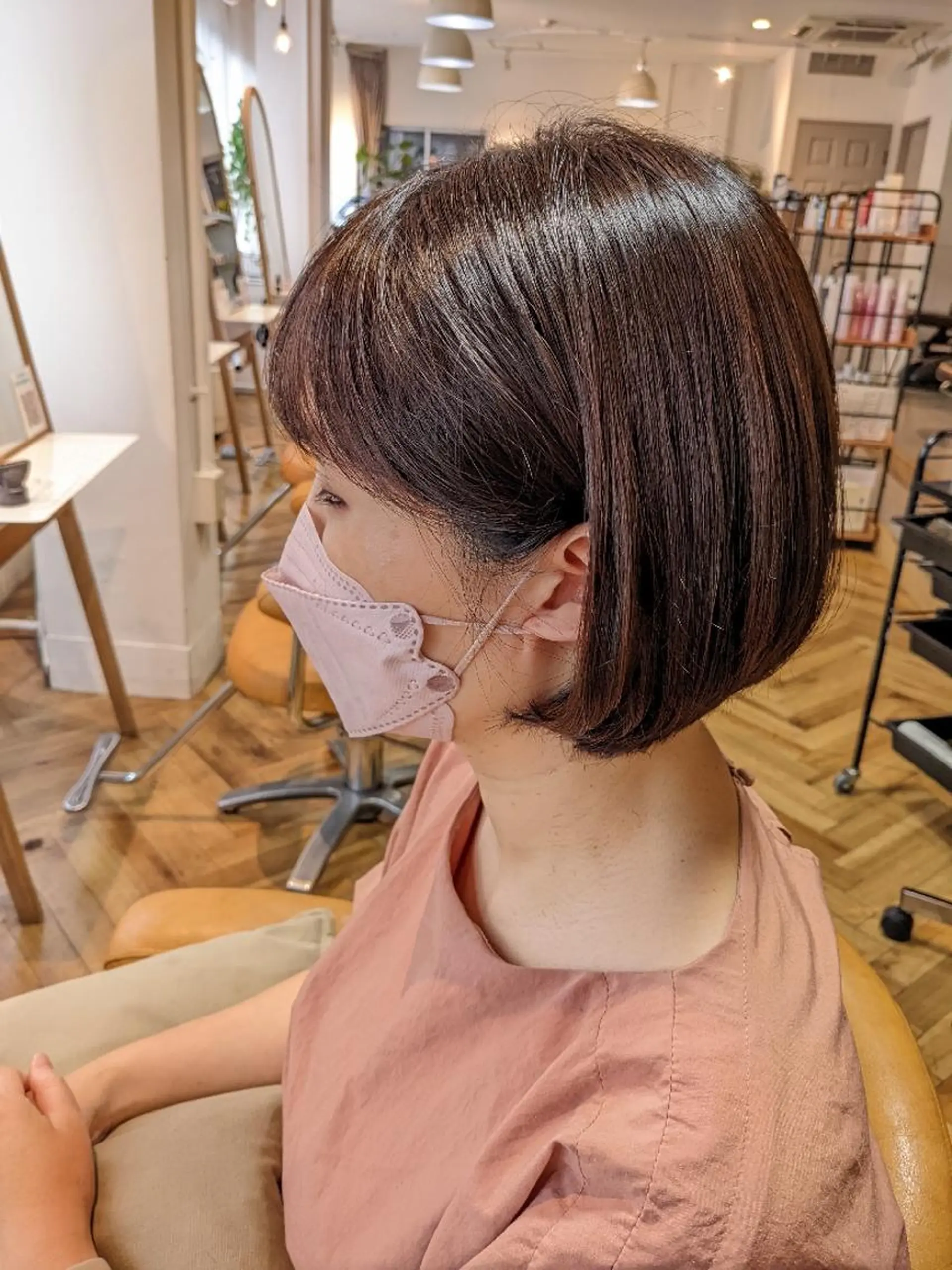 ショート 丸みショート ショートヘア カット ヘッドスパ 中野 雅子のヘアスタイル