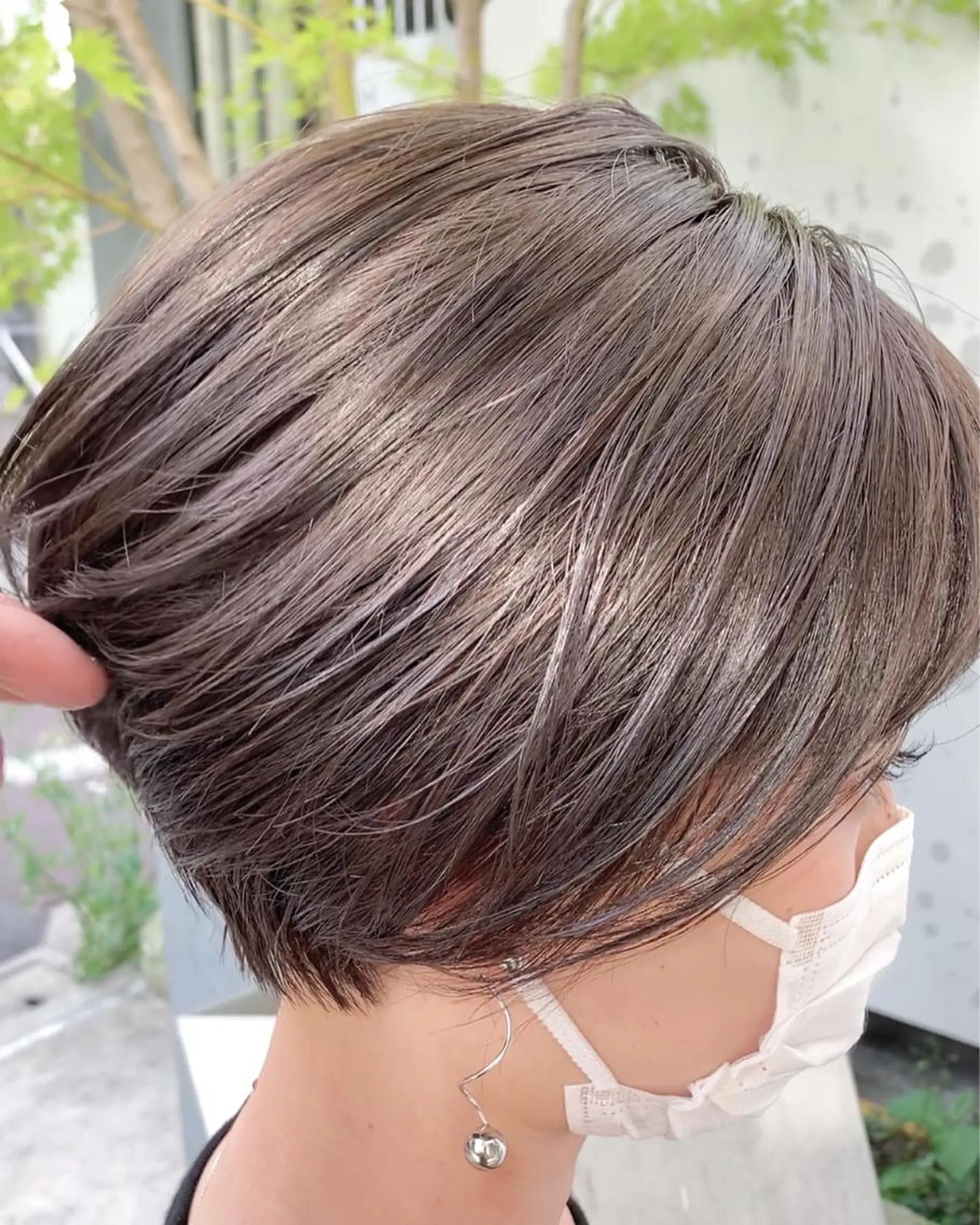 ショート カラー マツエク・マツパ ヘアカラー トリートメント ハイトーン&暗髪🔥 表参道二刀流マエダのヘアスタイル