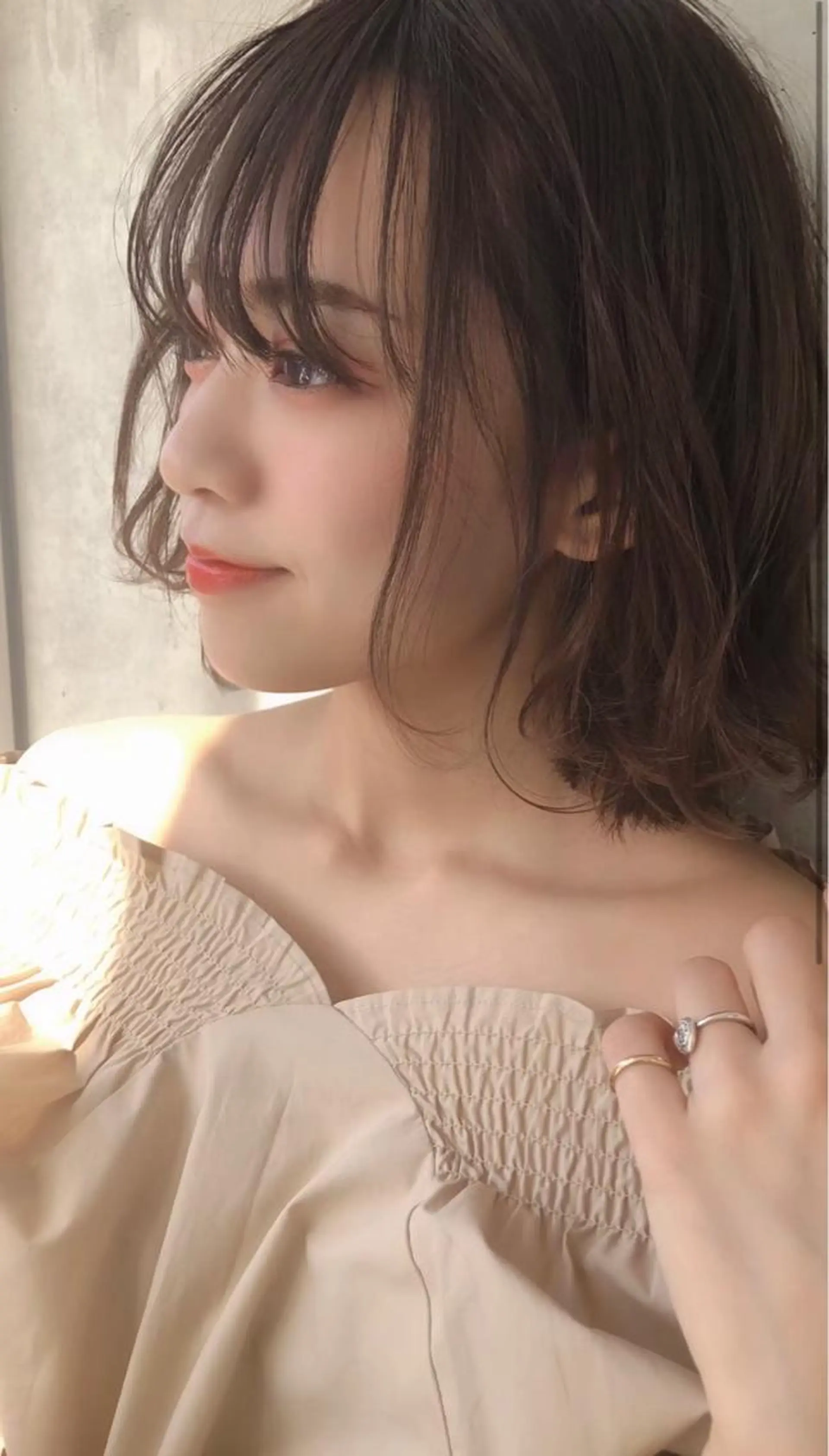 ミディアム カラー パーマ ヘアアレンジ ブラウンカラー ショコラブラウン 似合わせカット くすみミルクティー/ ブラウン🪡TOWAのヘアスタイル