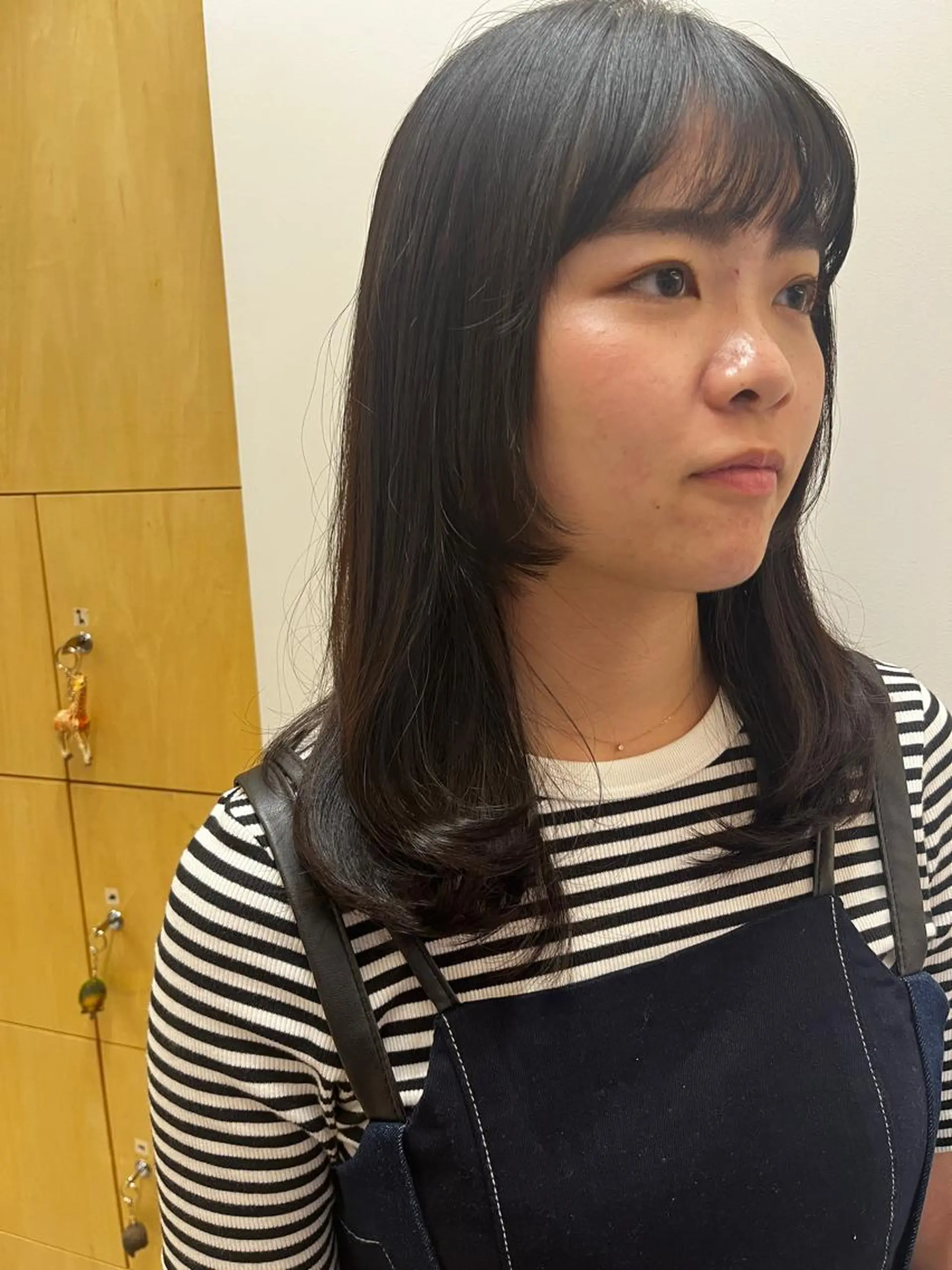 セミロング 姫カット ウルフカット TEMIL HAIR 《まお》のヘアスタイル