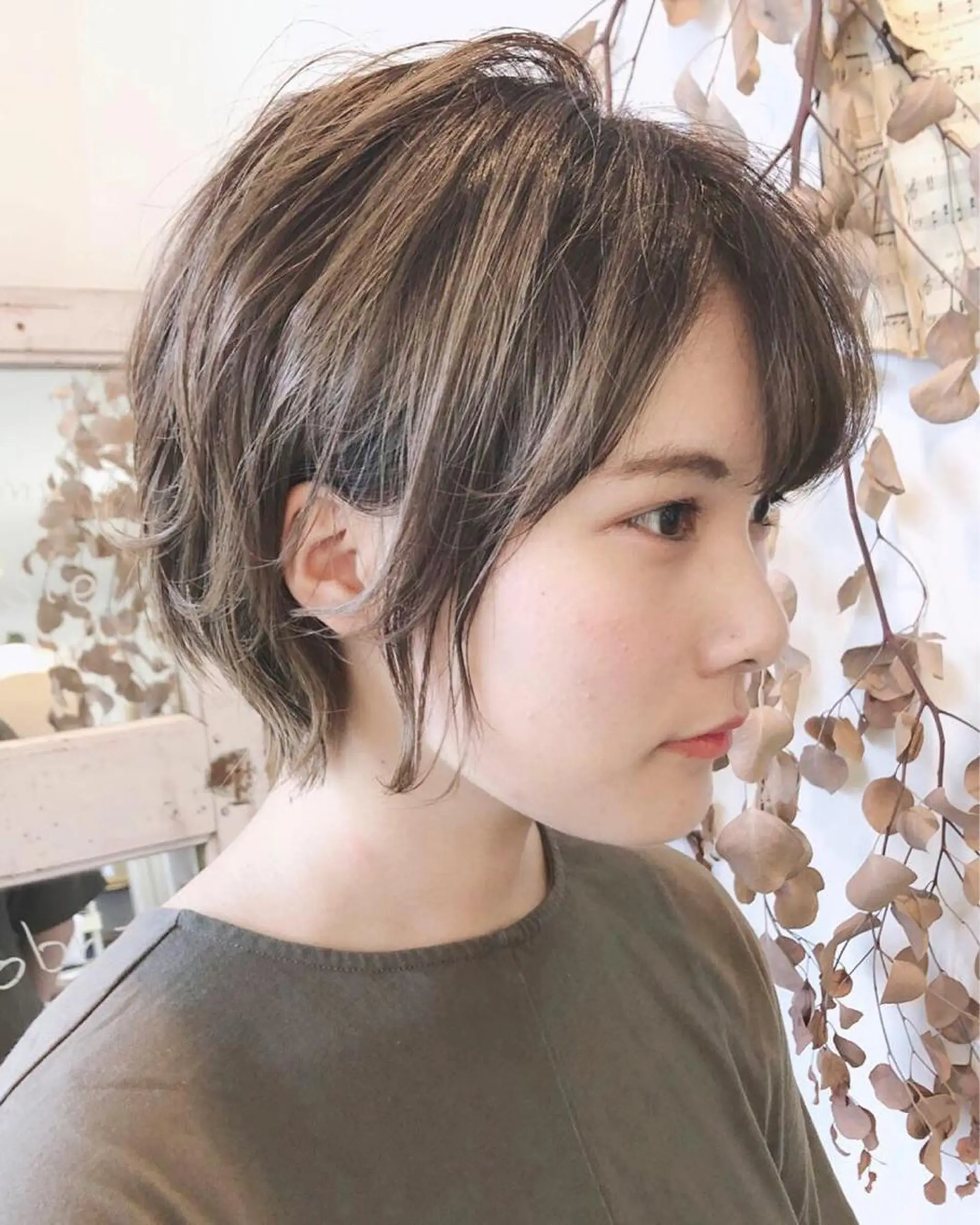 ショート ショートボブ ボブ ショートヘア Strawberry所属・原田 志保のヘアスタイル