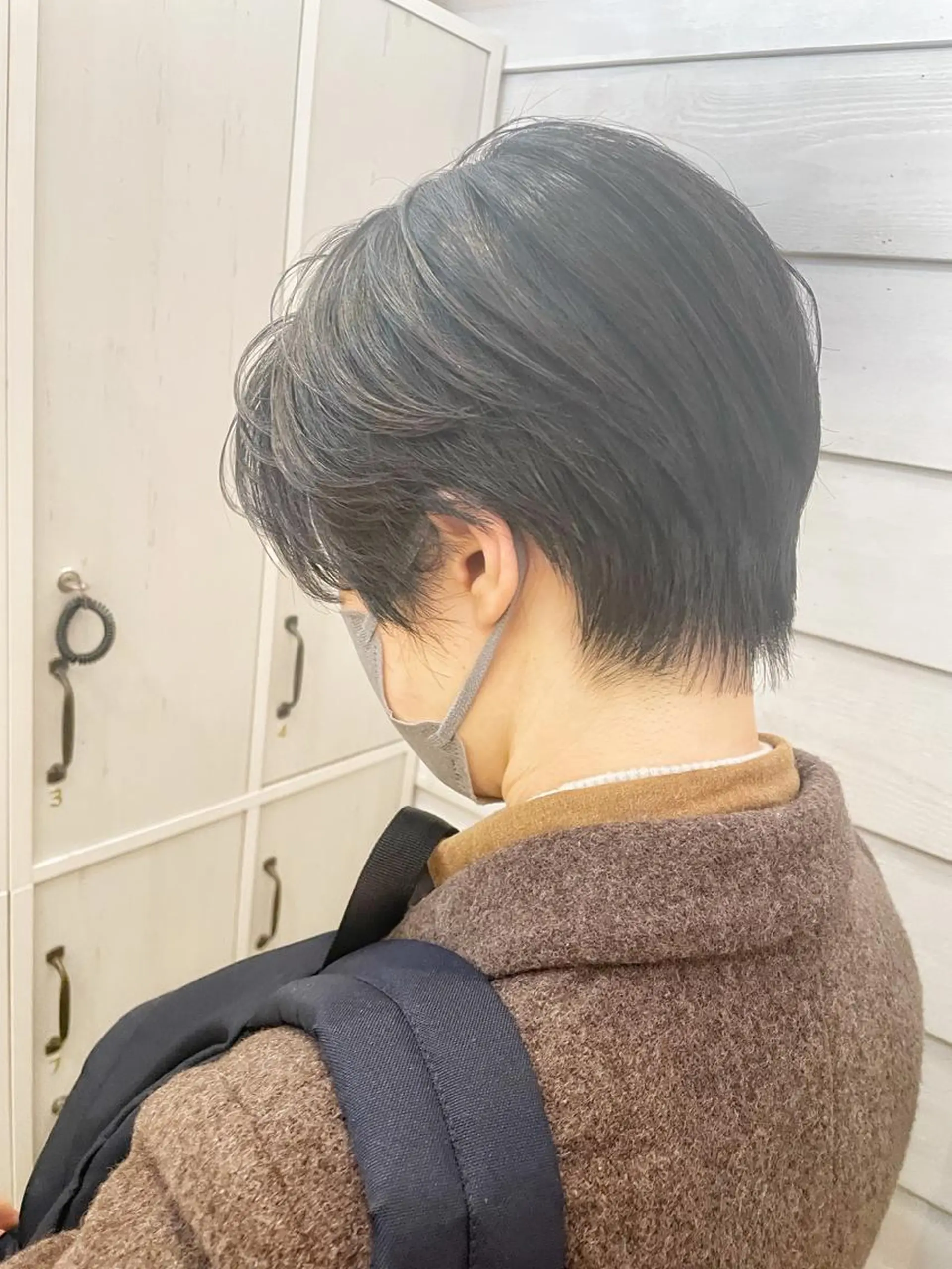 ショート ショートボブ ハンサムショート ボブ くせ毛 ショートヘア カット newline銀座所属・銀座ショート/ 大人ショート/金子涼のヘアスタイル