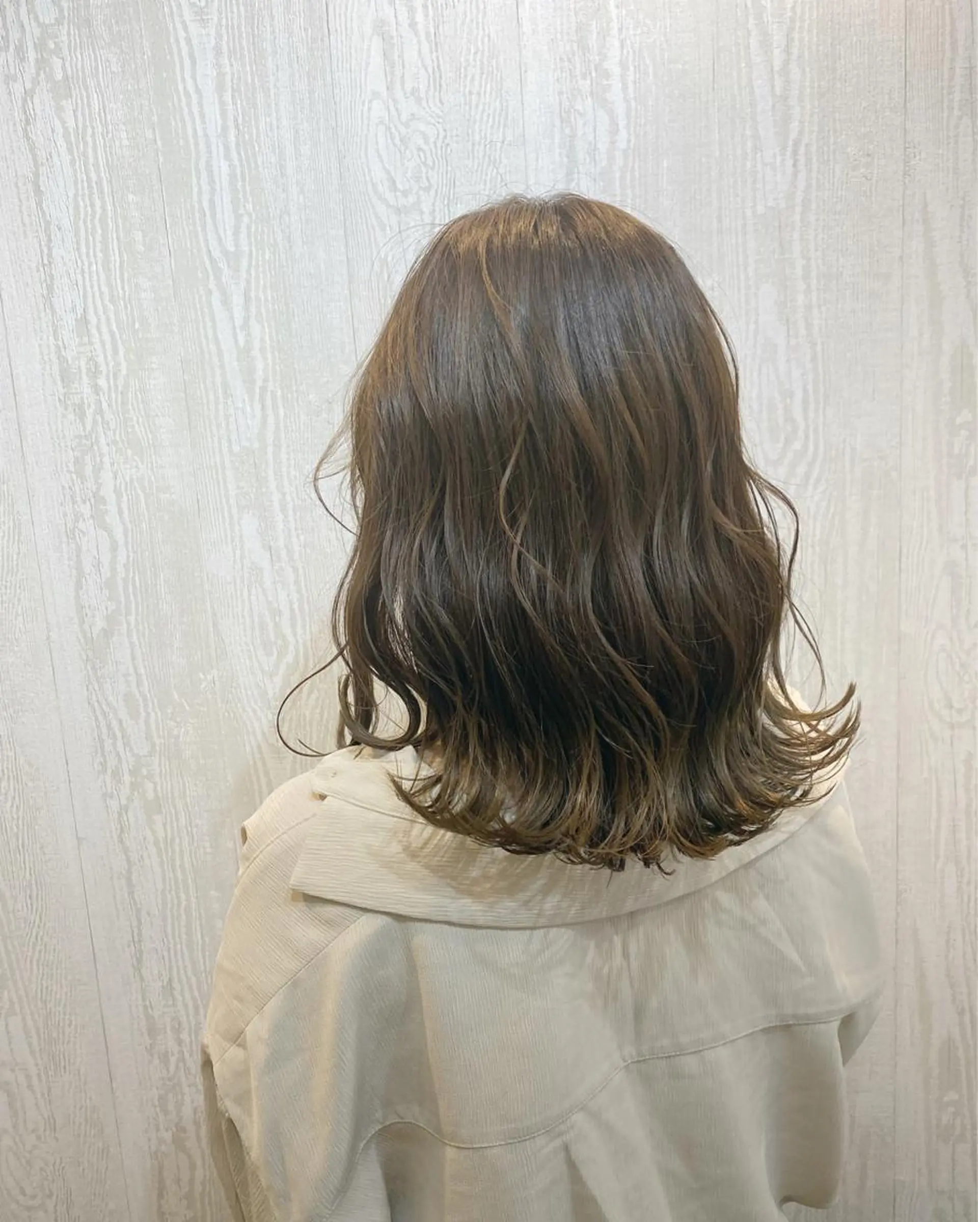 ミディアム カラー カット ヘアカラー トリートメント TELA  HAIR 土浦所属・TELA HAIR 副代表　岡田のヘアスタイル