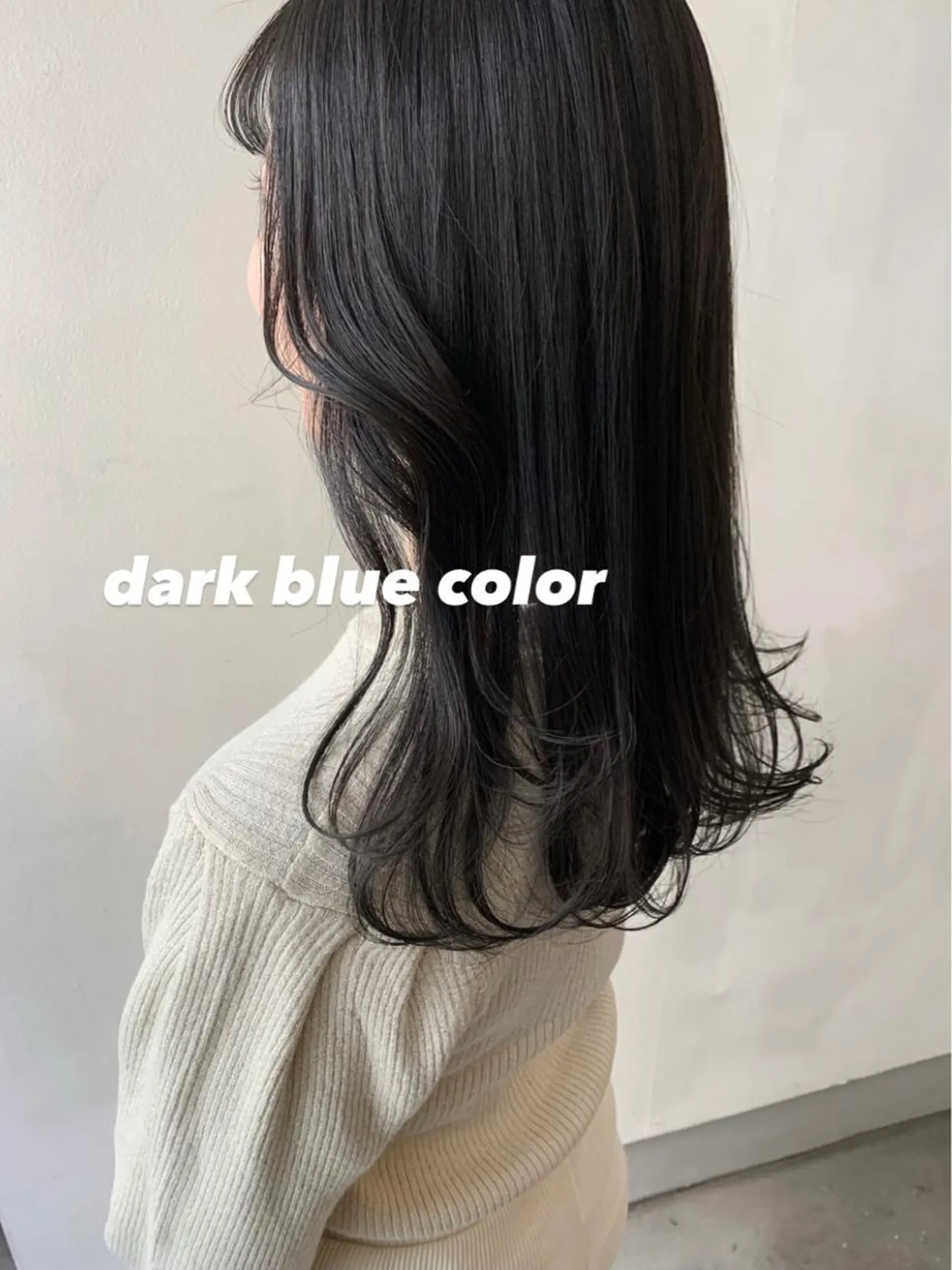 セミロング カラー ヘアアレンジ ブルーカラー 🌟アレンジが似合う カラー🌟Rumiのヘアスタイル