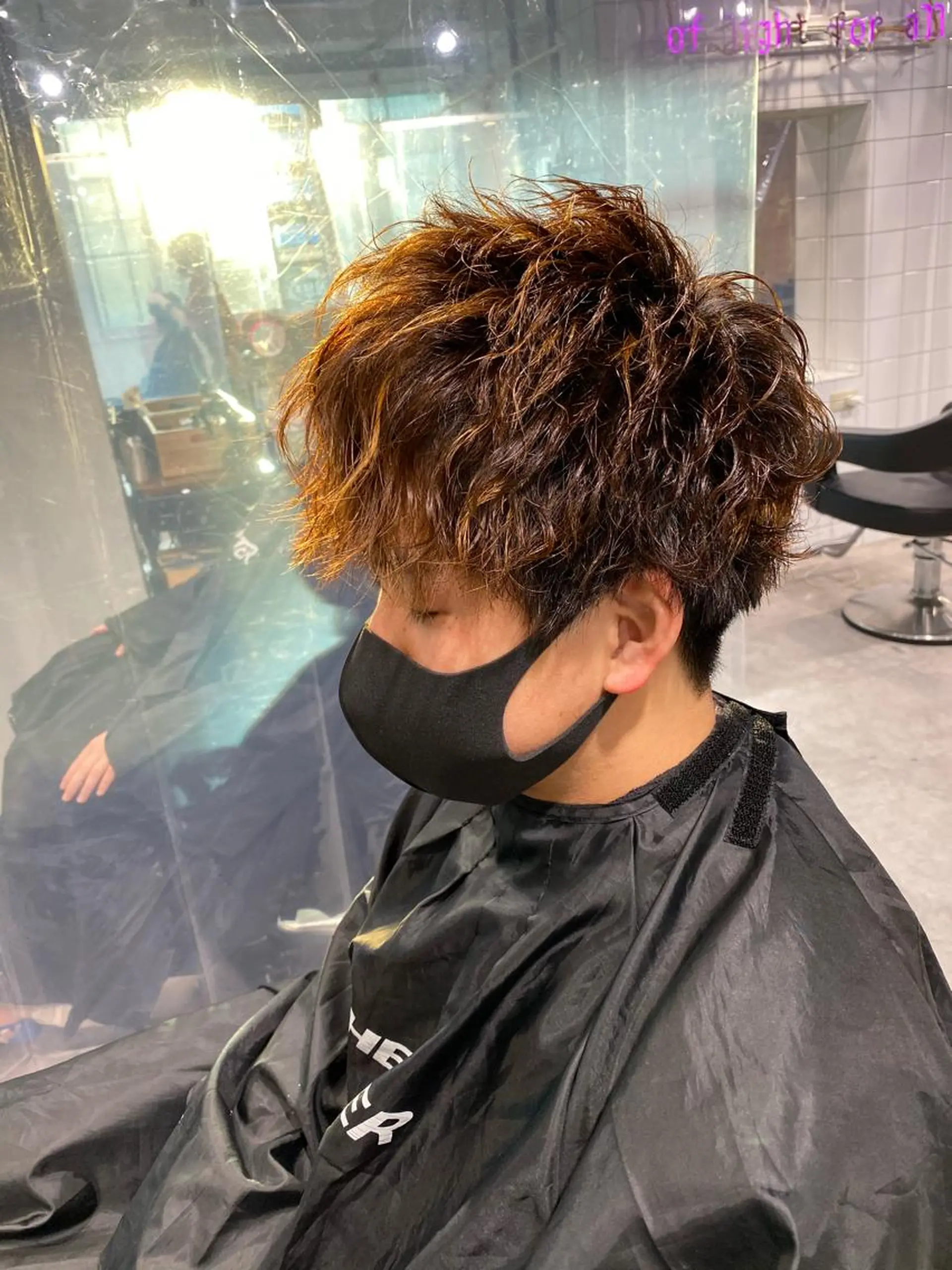 メンズ カット パーマ トリートメント ヘアセット Loy所属・メンズヘアの達人 パーマ 縮毛矯正🔷のヘアスタイル