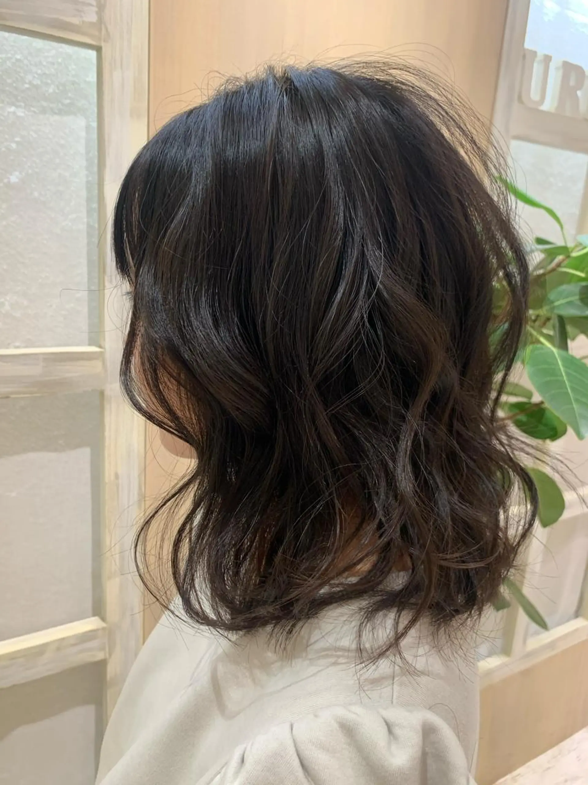 セミロング カラー 韓国風レイヤーカット 🇰🇷❕モカのヘアスタイル