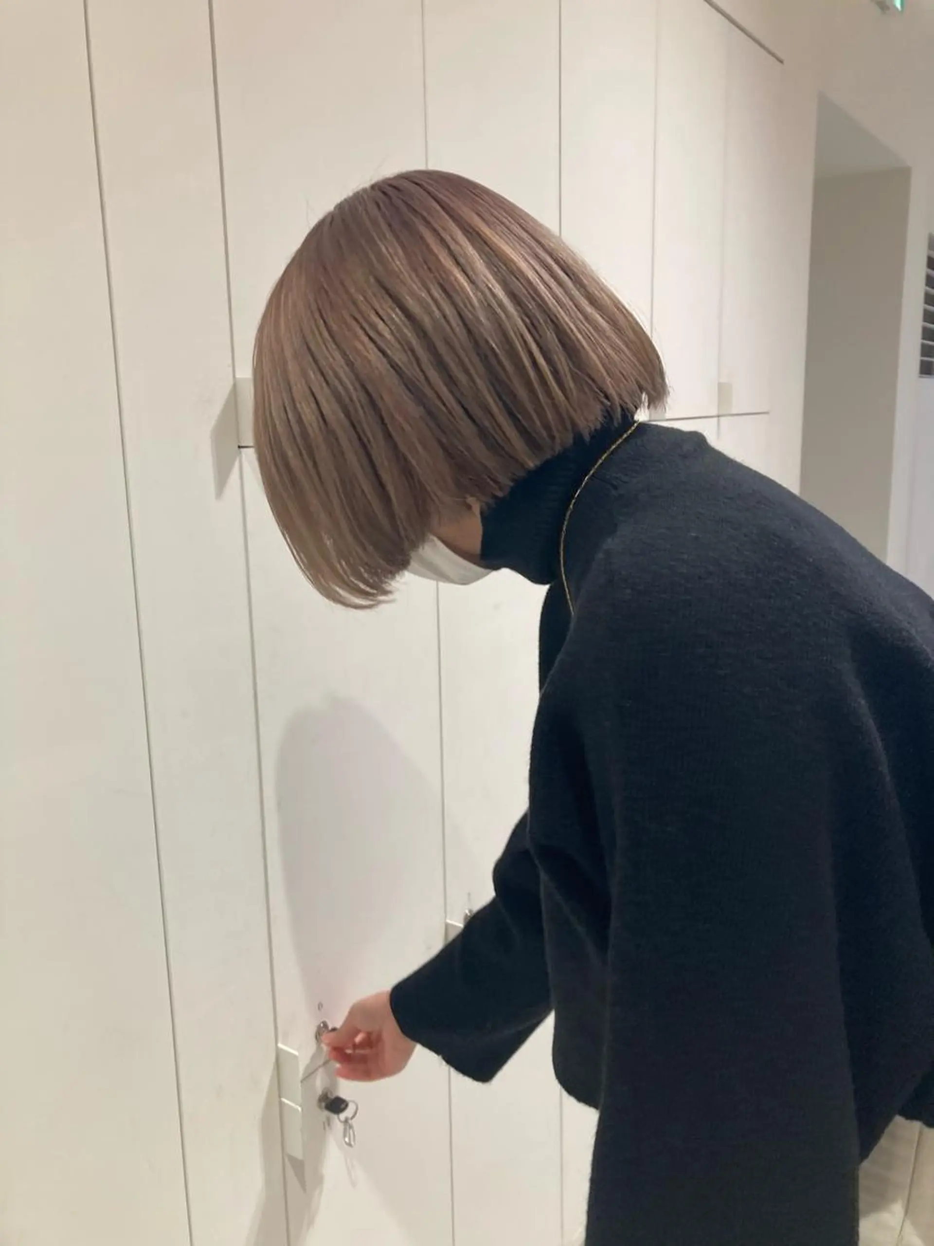 ショート カラー ヘアカラー 透明感カラー🫧 nanohaのヘアスタイル