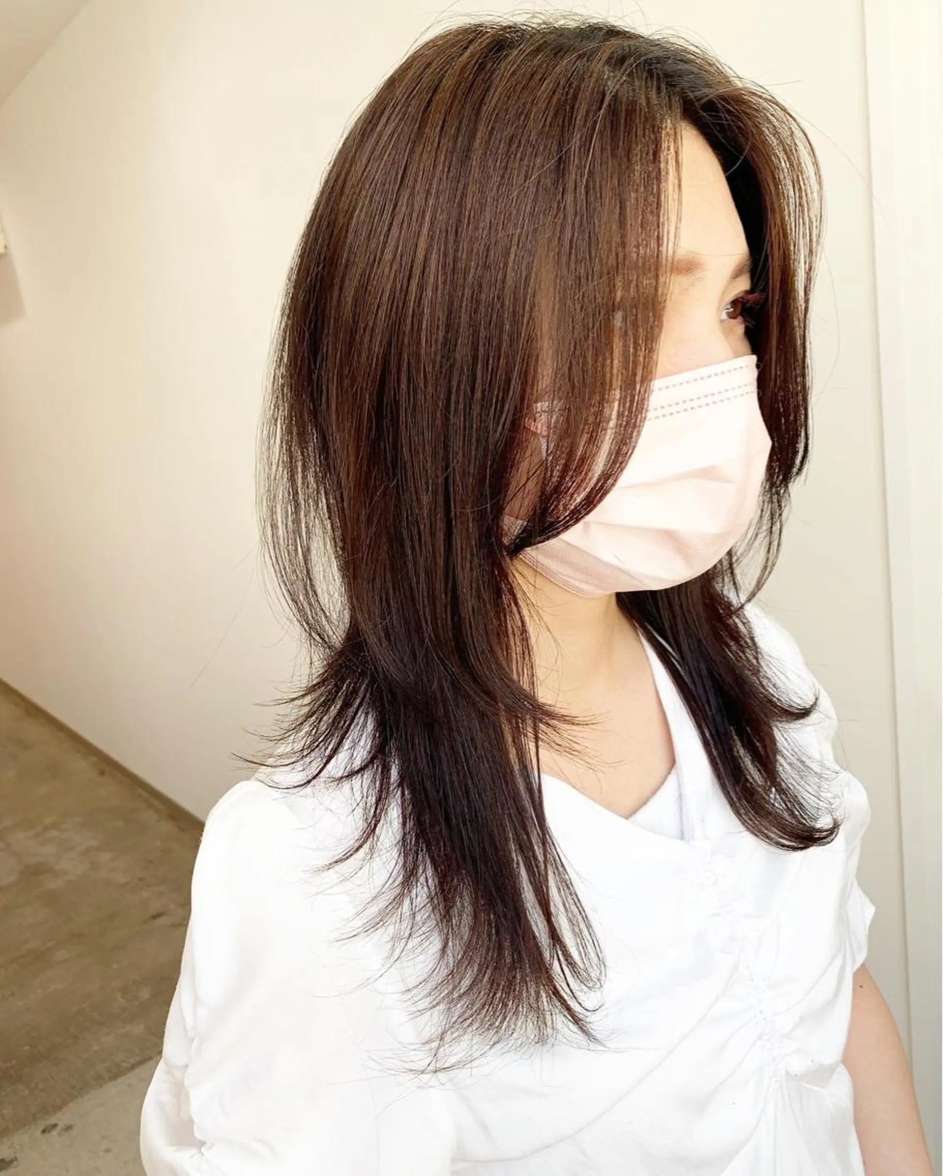 セミロング ウルフカット ショート&ボブ井上 菜樹のヘアスタイル