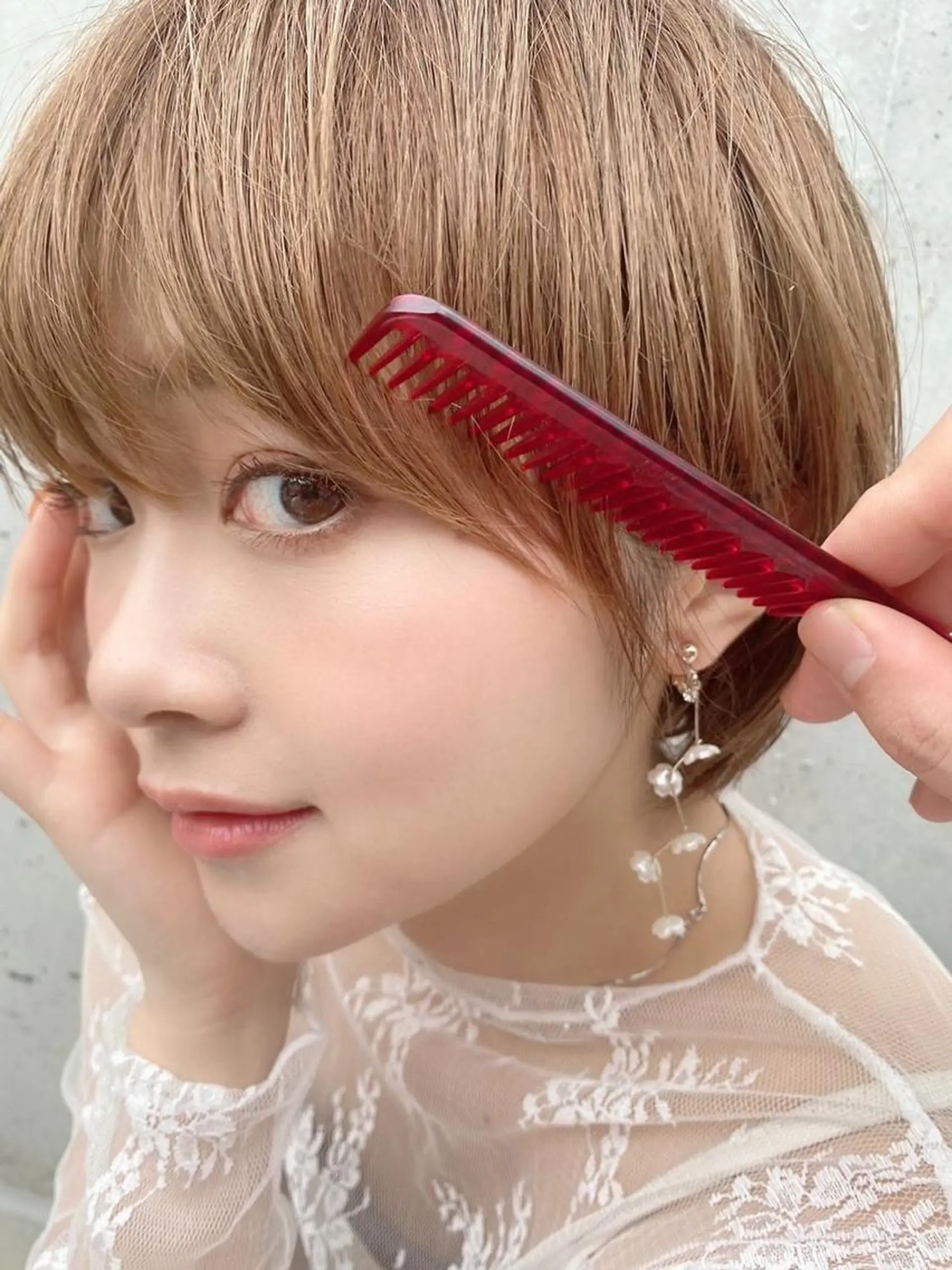 ショート ショートヘア RIYA❤︎ Aujuaソムリエのヘアスタイル