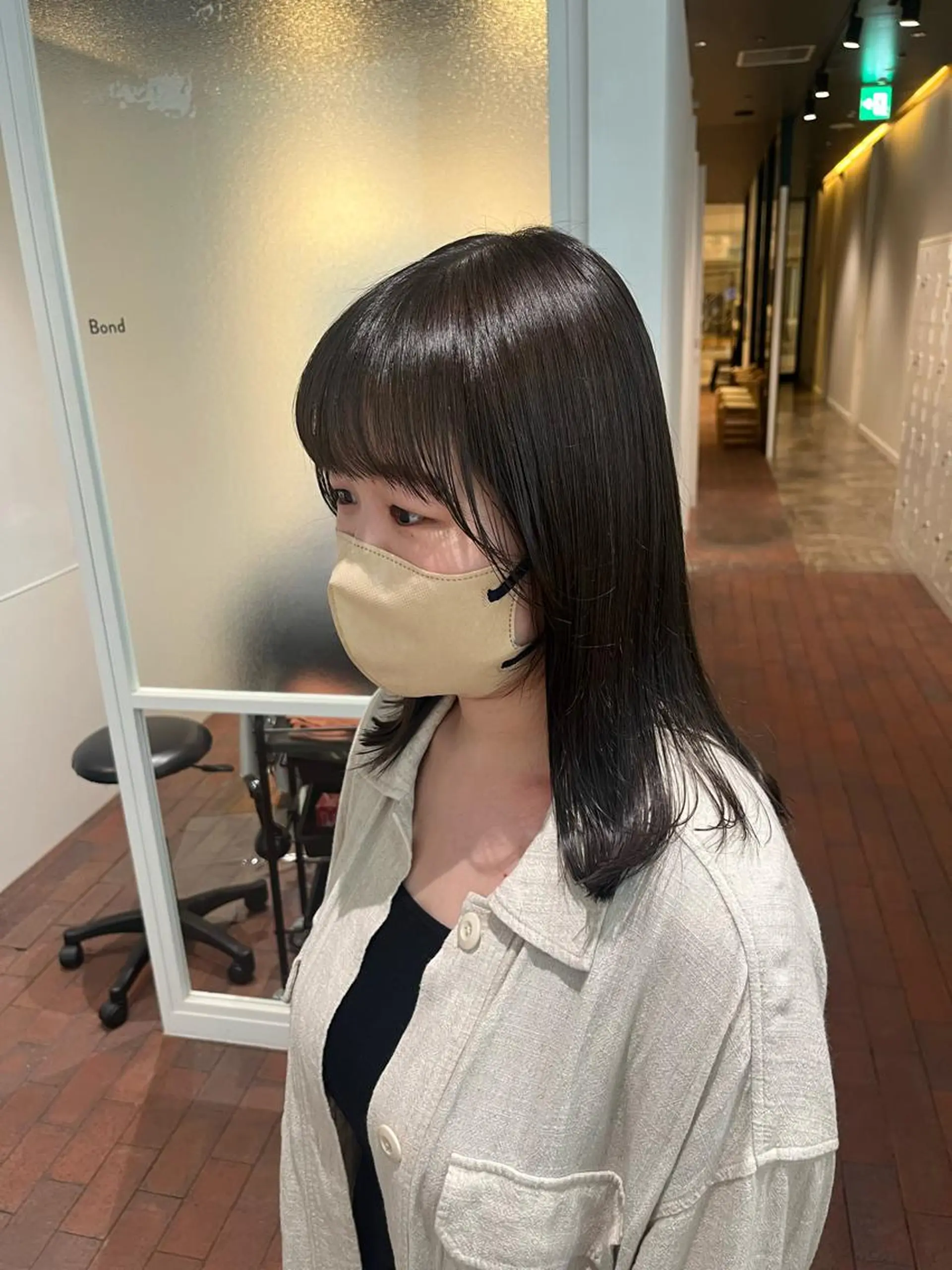 ミディアム ヘアカラー ショート/ミニボブ マンツーマン/マユコのヘアスタイル