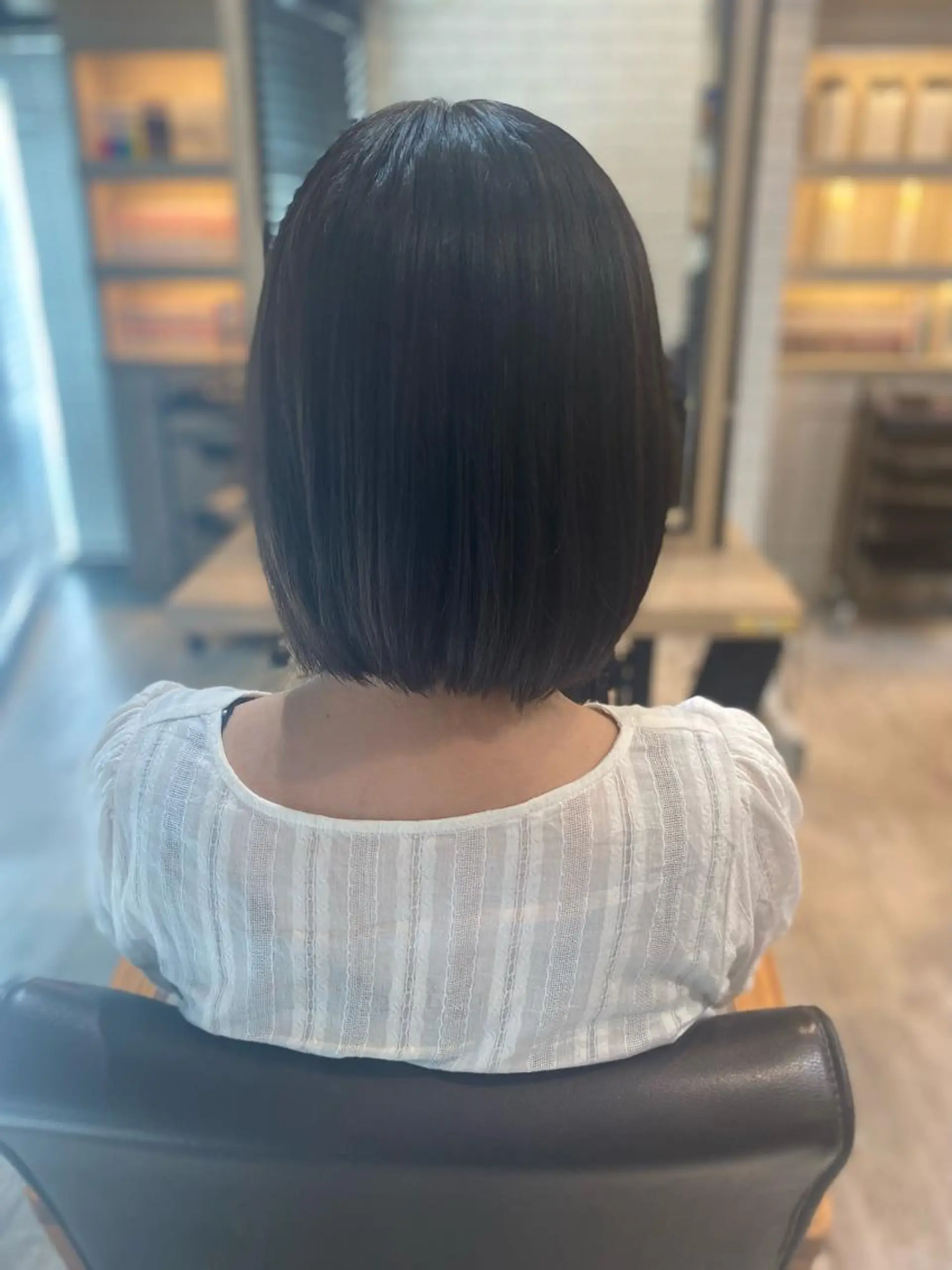 ミディアム カラー ヨシダ フミノリのヘアスタイル