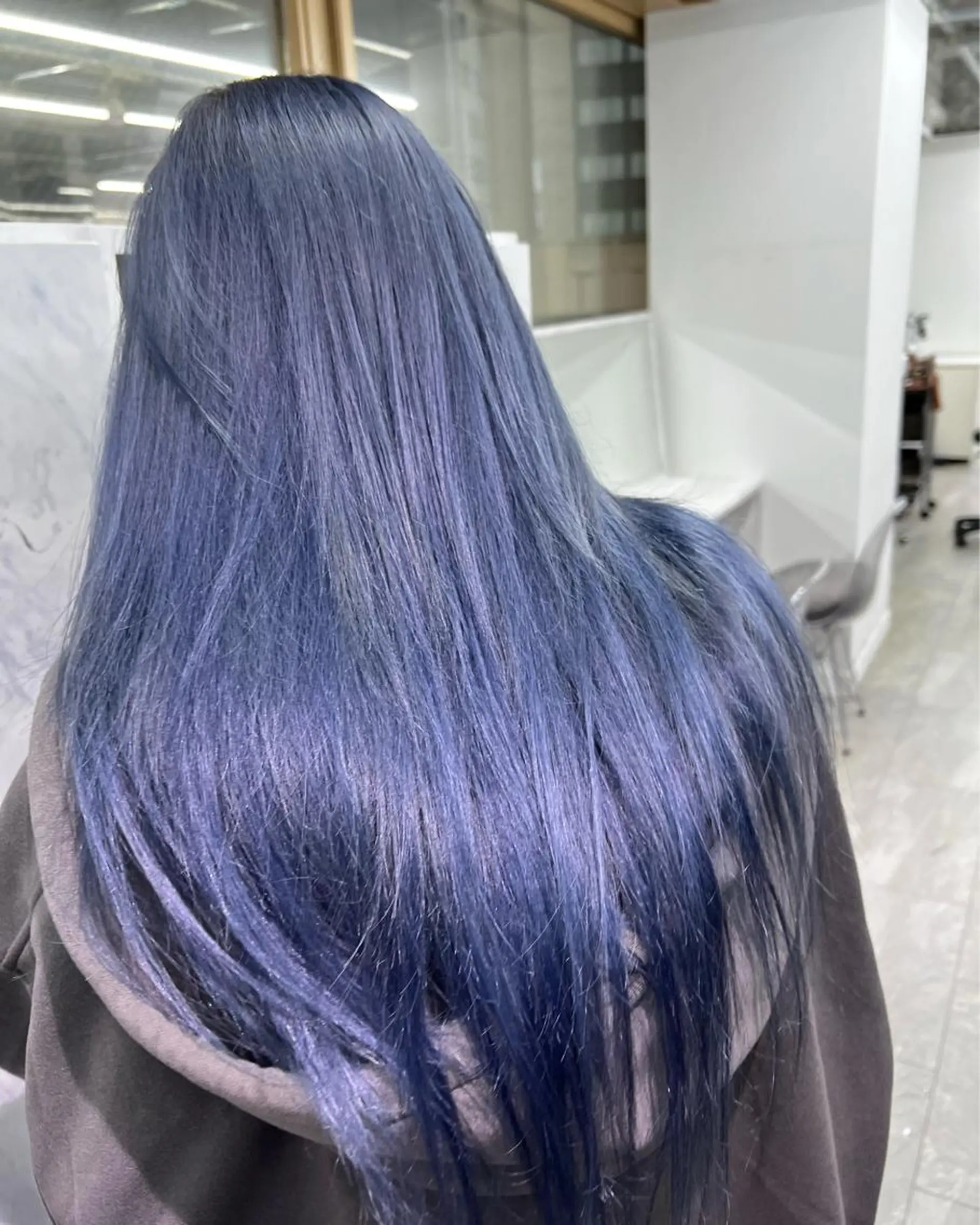 ロング カラー プルエクステ エクステ 韓国🤍ワンホンヘア みかん🇨🇳のヘアスタイル