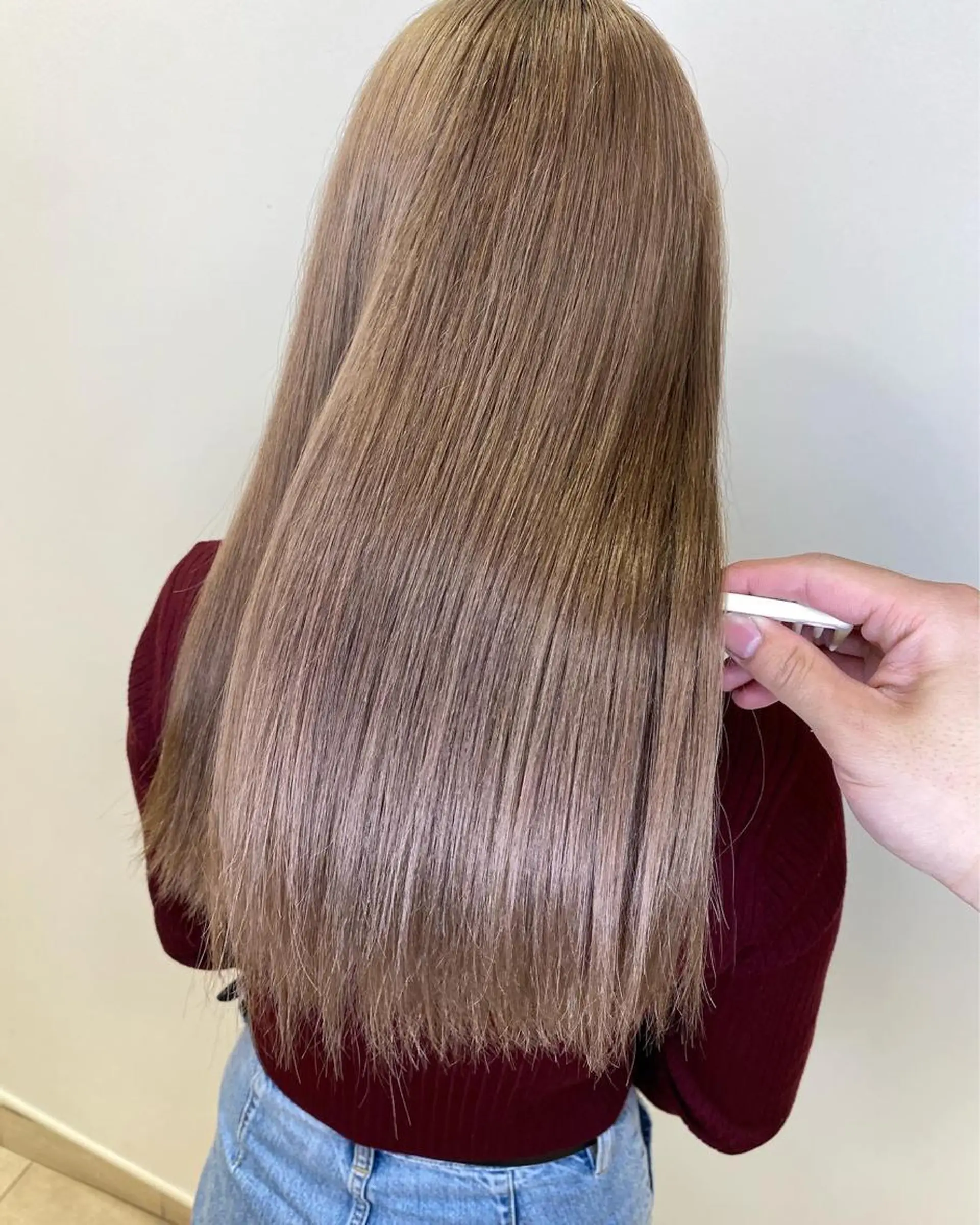 ロング カラー カット ヘアカラー トリートメント ヘアセット ハイトーン/ウルフ /レイヤー/坂野幸伸のヘアスタイル