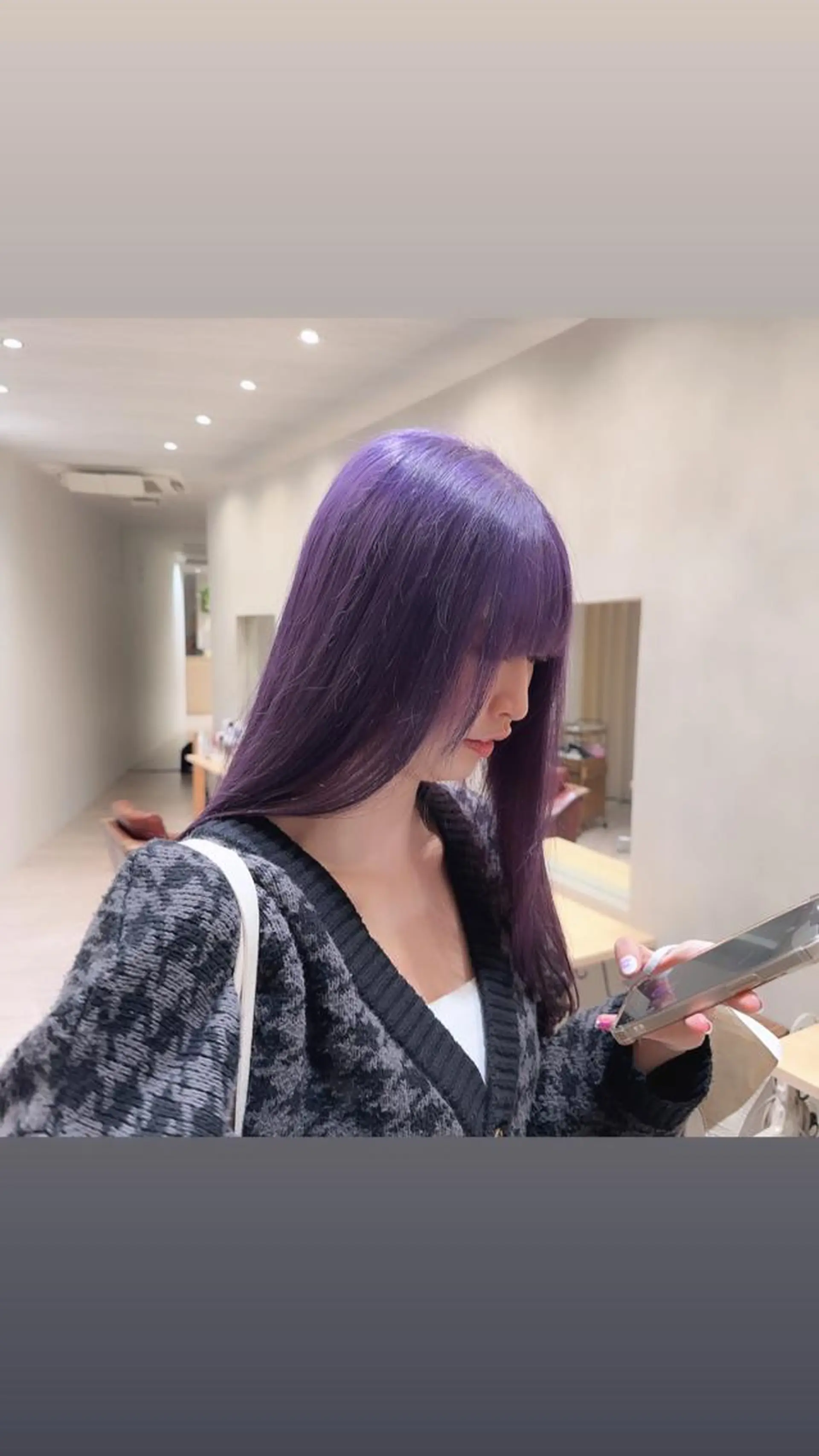 ロング カラー ラベンダーカラー ピンクカラー ピンクラベンダー octo所属・梅澤 杏菜のヘアスタイル