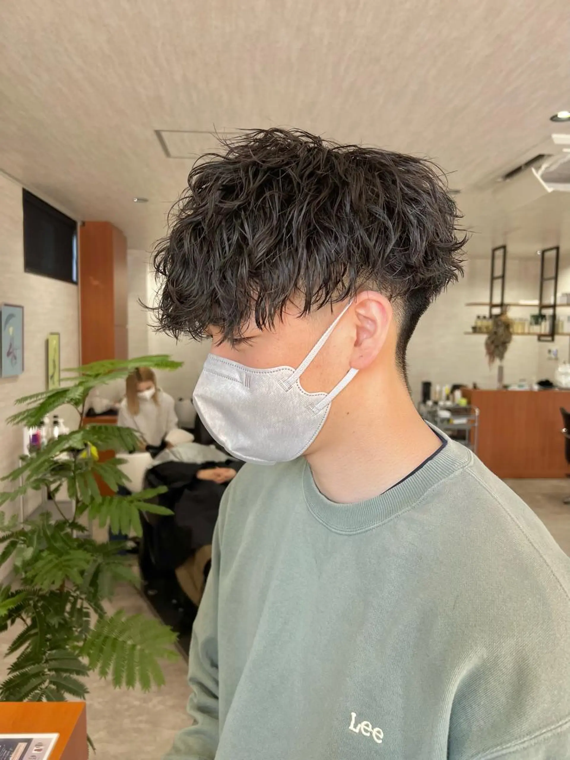 パーマ メンズ カット パーマ link by vise所属・前田 輝のヘアスタイル