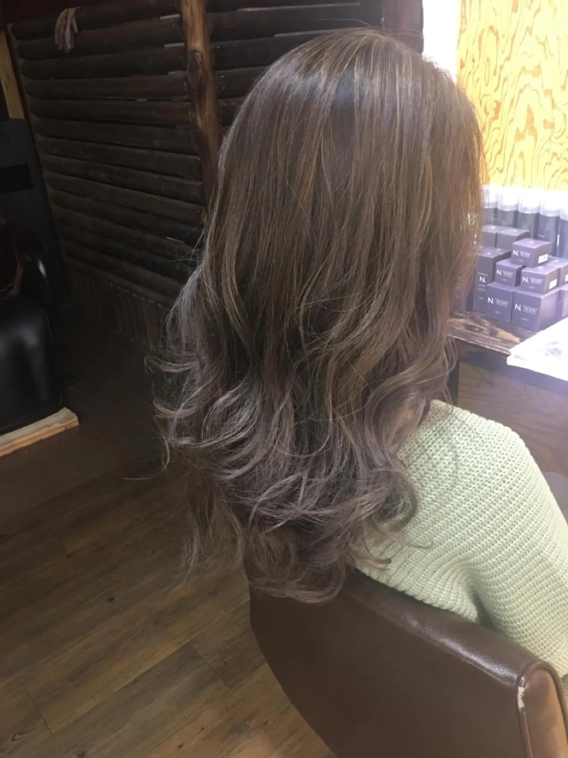 セミロング カラー バレイヤージュ レイヤーカット カット ヘアカラー ✨U-topia渡邉 大樹【公認資格有】✨のヘアスタイル