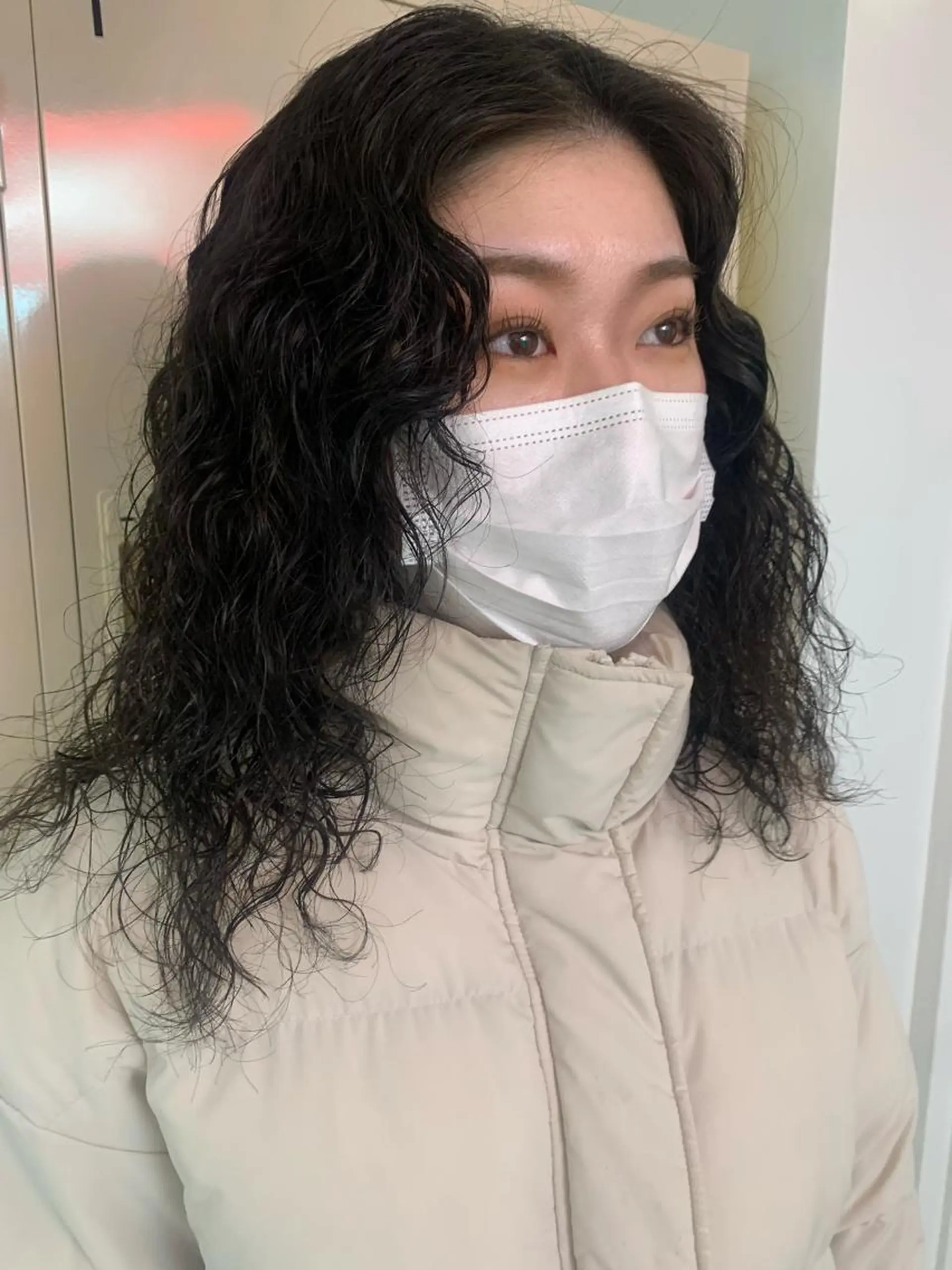 ロング カラー パーマ ヘアアレンジ カット パーマ 🧨ブリーチー×ボブ レイヤー💎じゅえるのヘアスタイル