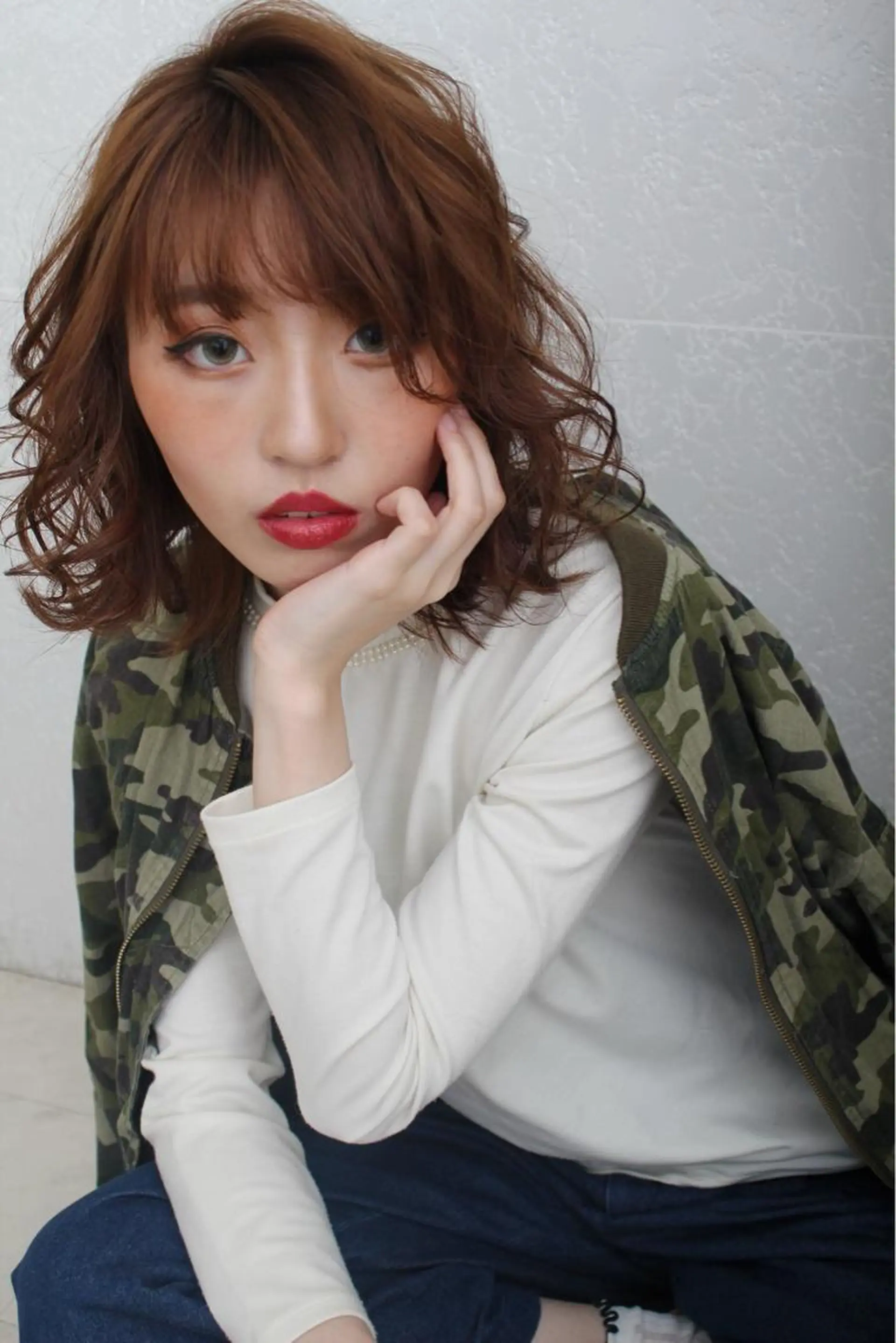 ミディアム 駅チカ【ali'i】 アリイ花崎友美☘のヘアスタイル