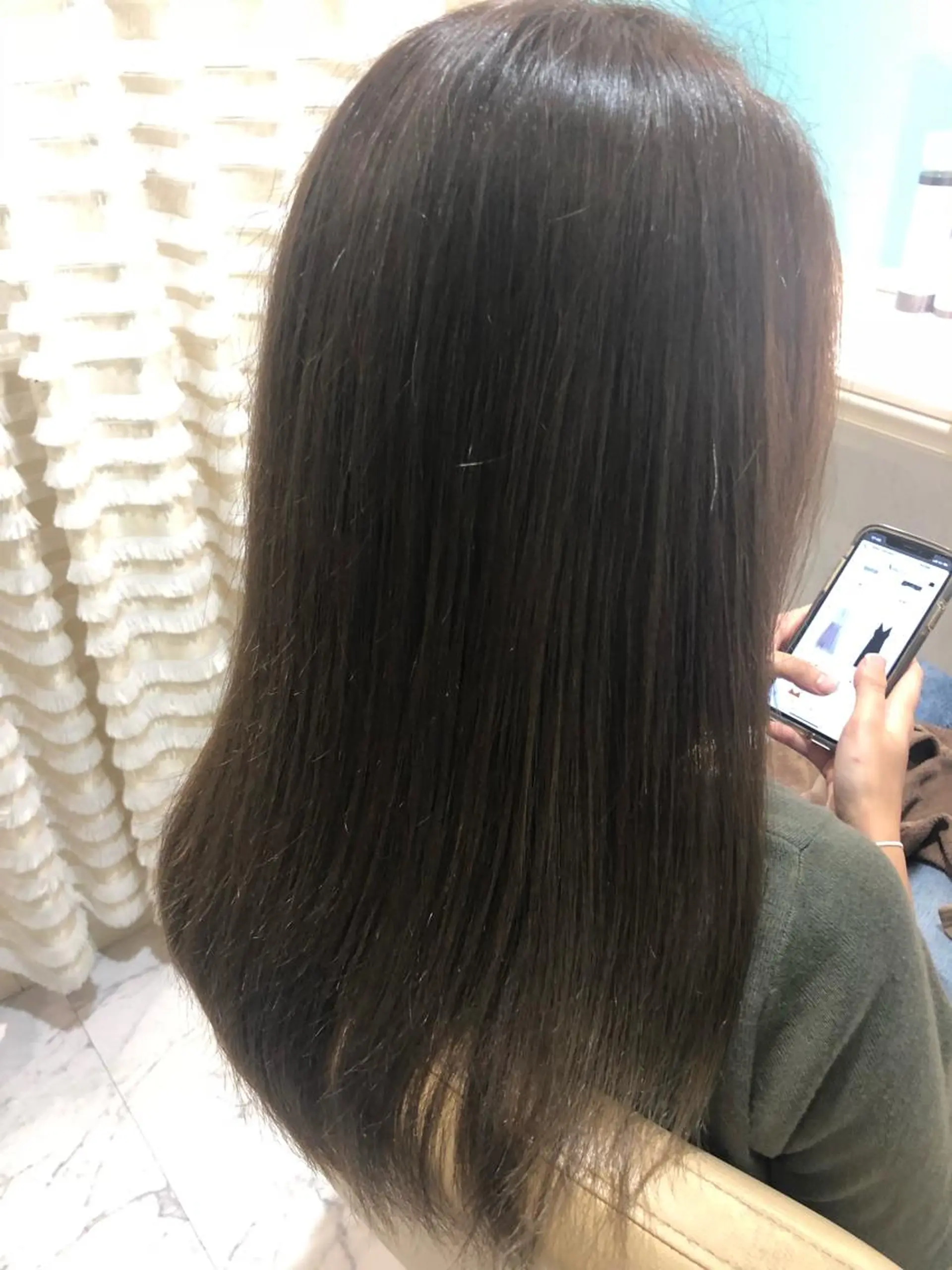 カラー 透明感カラー グレージュ 縮毛矯正/ 髪質改善/浅見拓哉のヘアスタイル