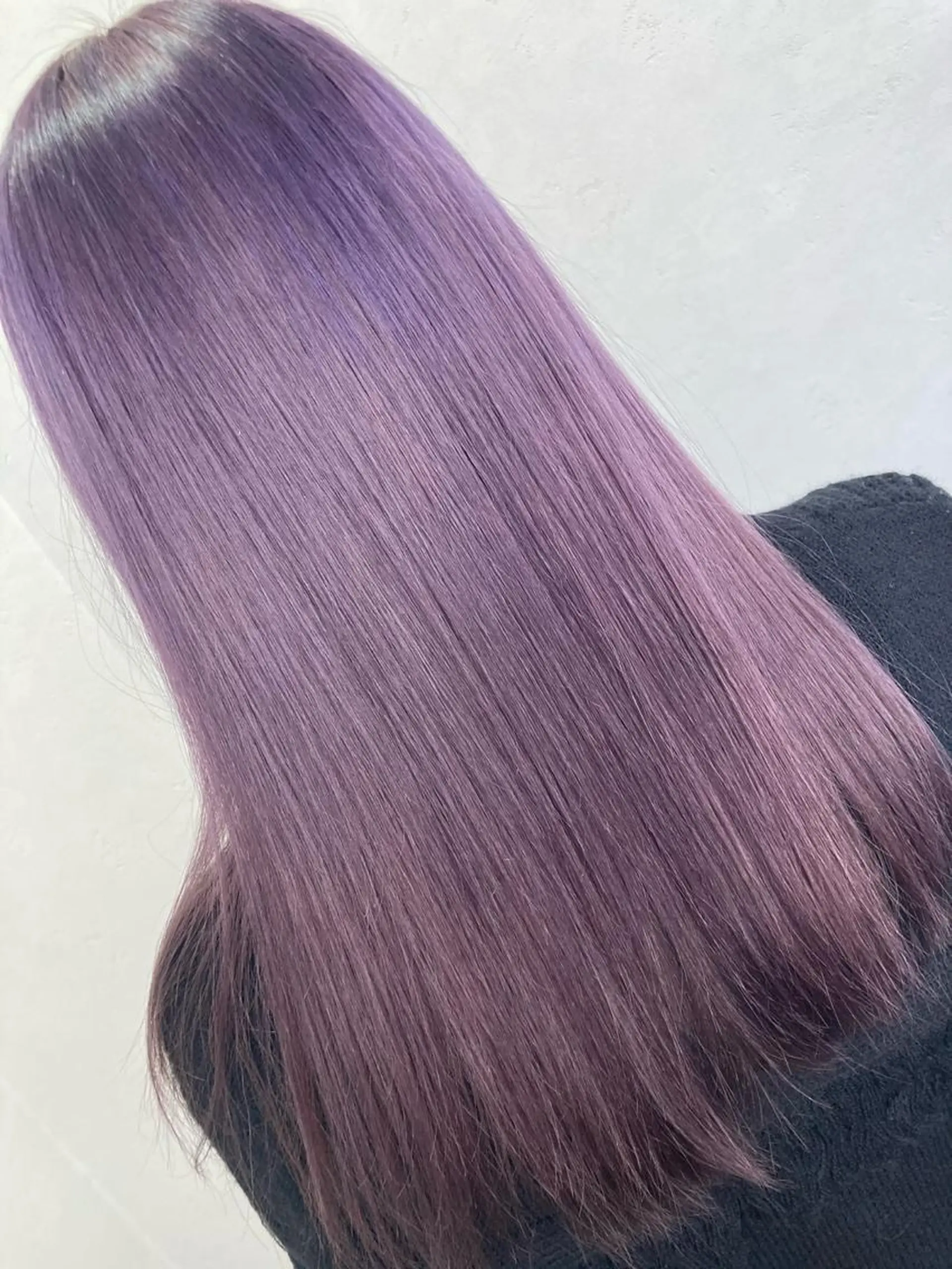 ロング カラー ブリーチ毛縮毛矯正 👑山口のヘアスタイル