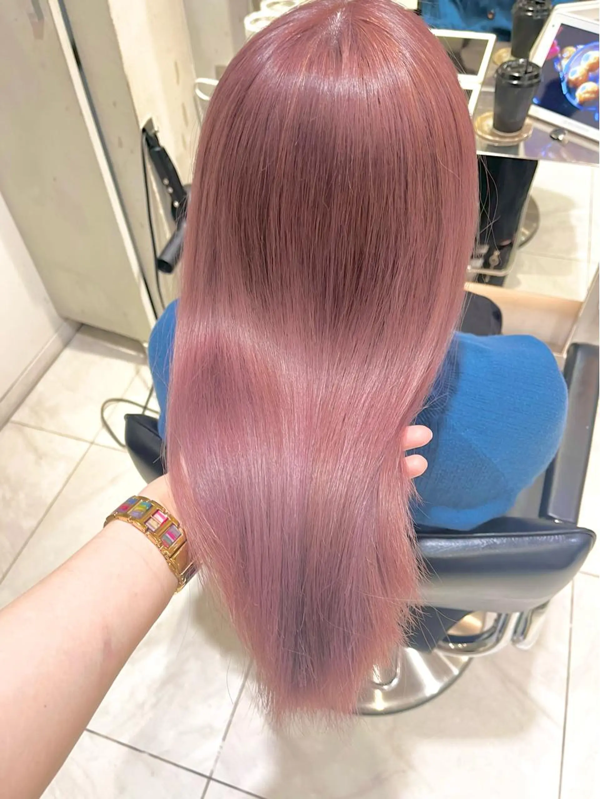 ロング カラー カット ヘアカラー トリートメント ヘッドスパ 🎀艶モテカラー🎀 彩季のヘアスタイル