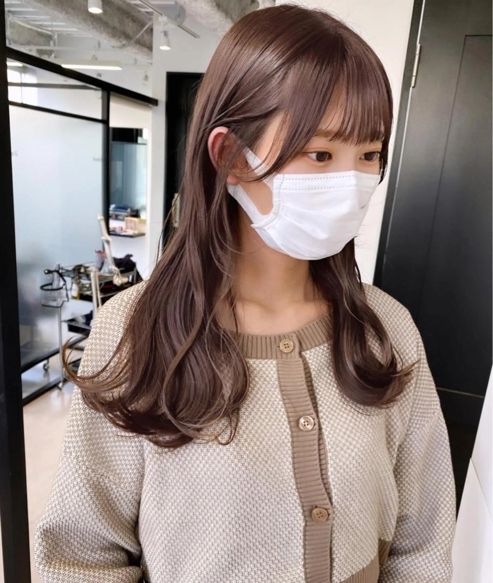 セミロング カラー カット ヘアカラー salowin JIYUGAOKA所属・マンツーマン半個室 tamuraのヘアスタイル