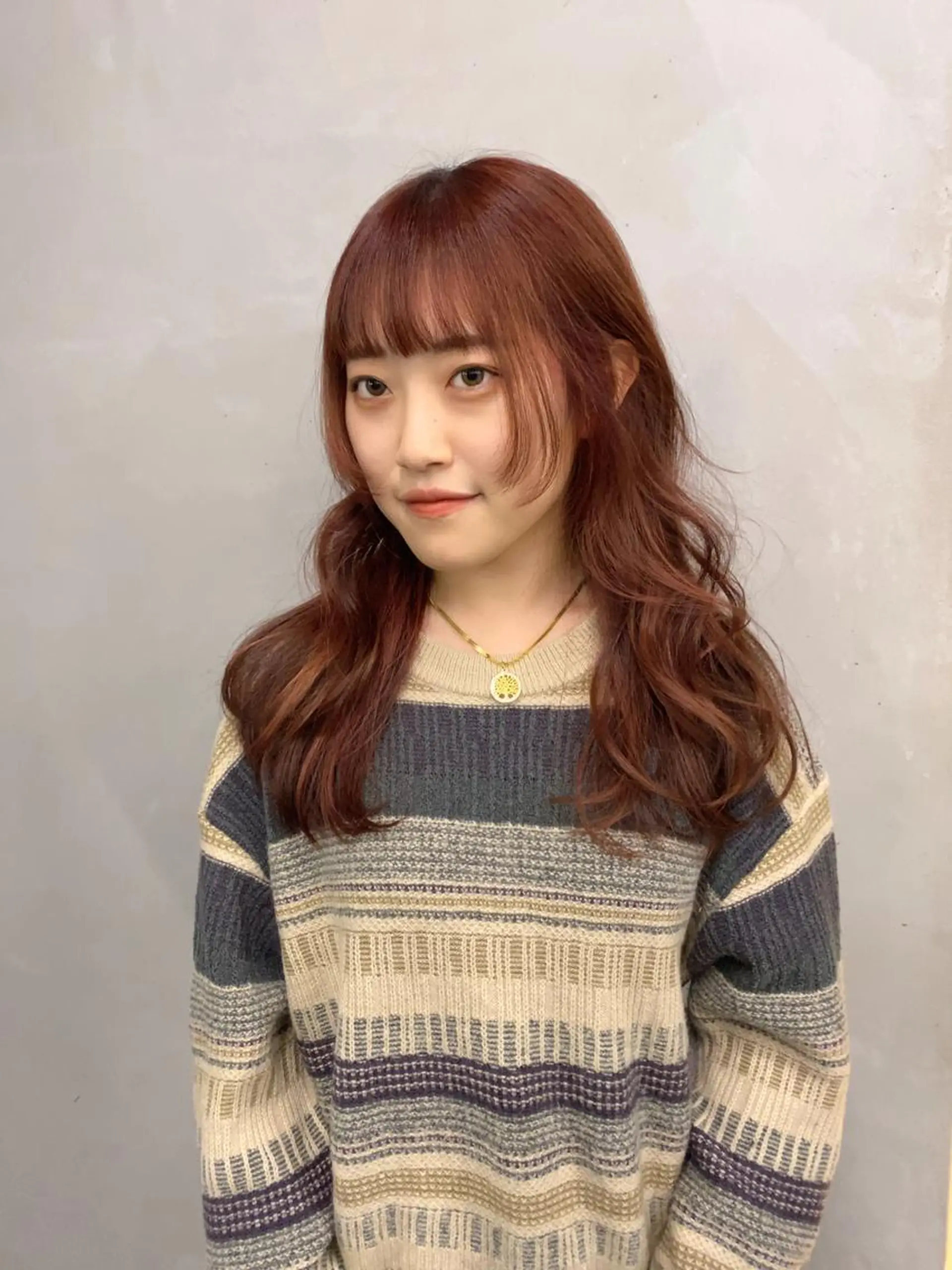 ロング カラー カット ヘアカラー トリートメント レイヤー/柔色 カラー/SAkiのヘアスタイル