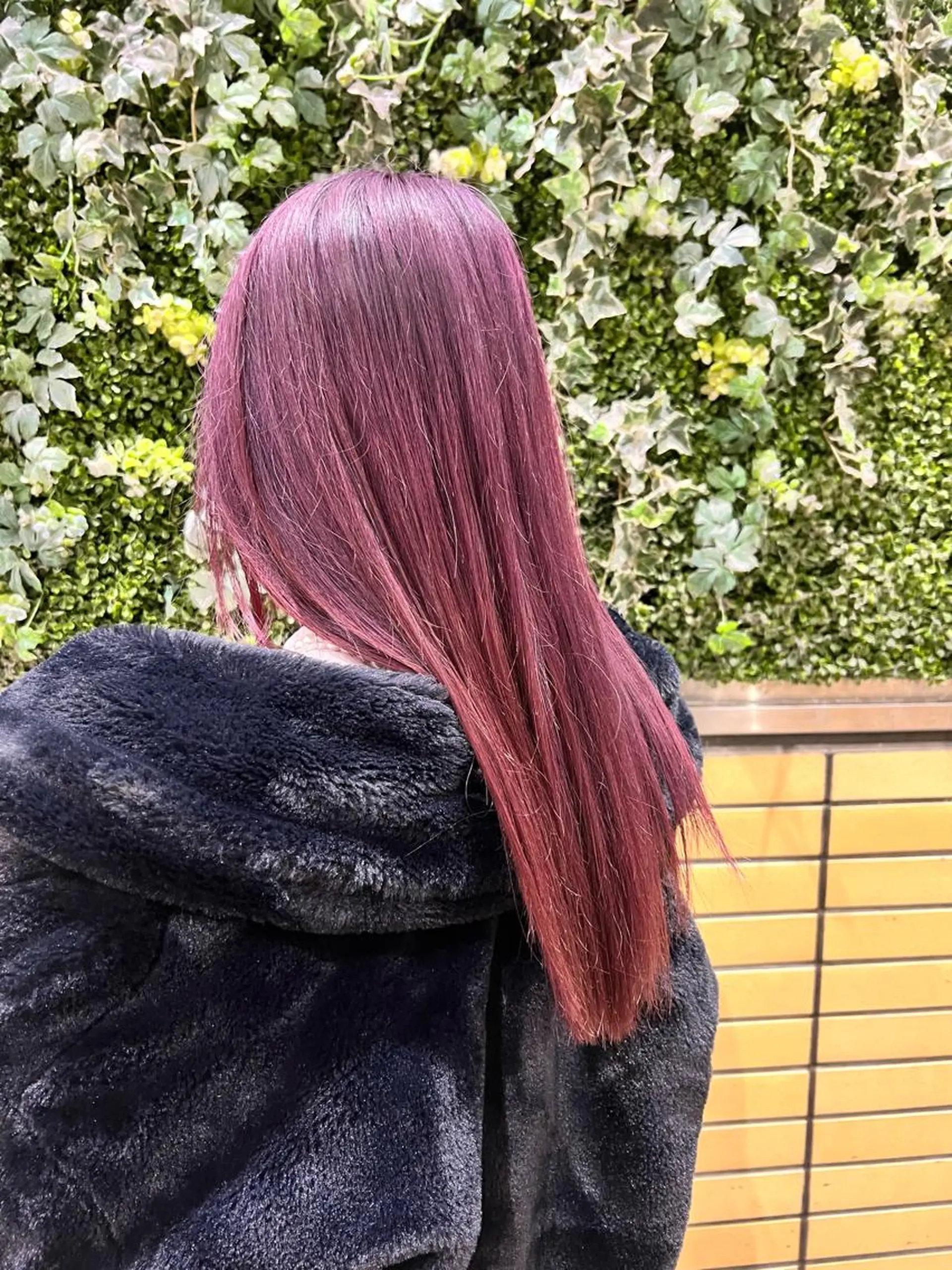 ロング カラー ピンクカラー ピンクパープル パープルカラー 美容室Class所属・🐰ハイトーンカラー 畠山　渡🐰のヘアスタイル