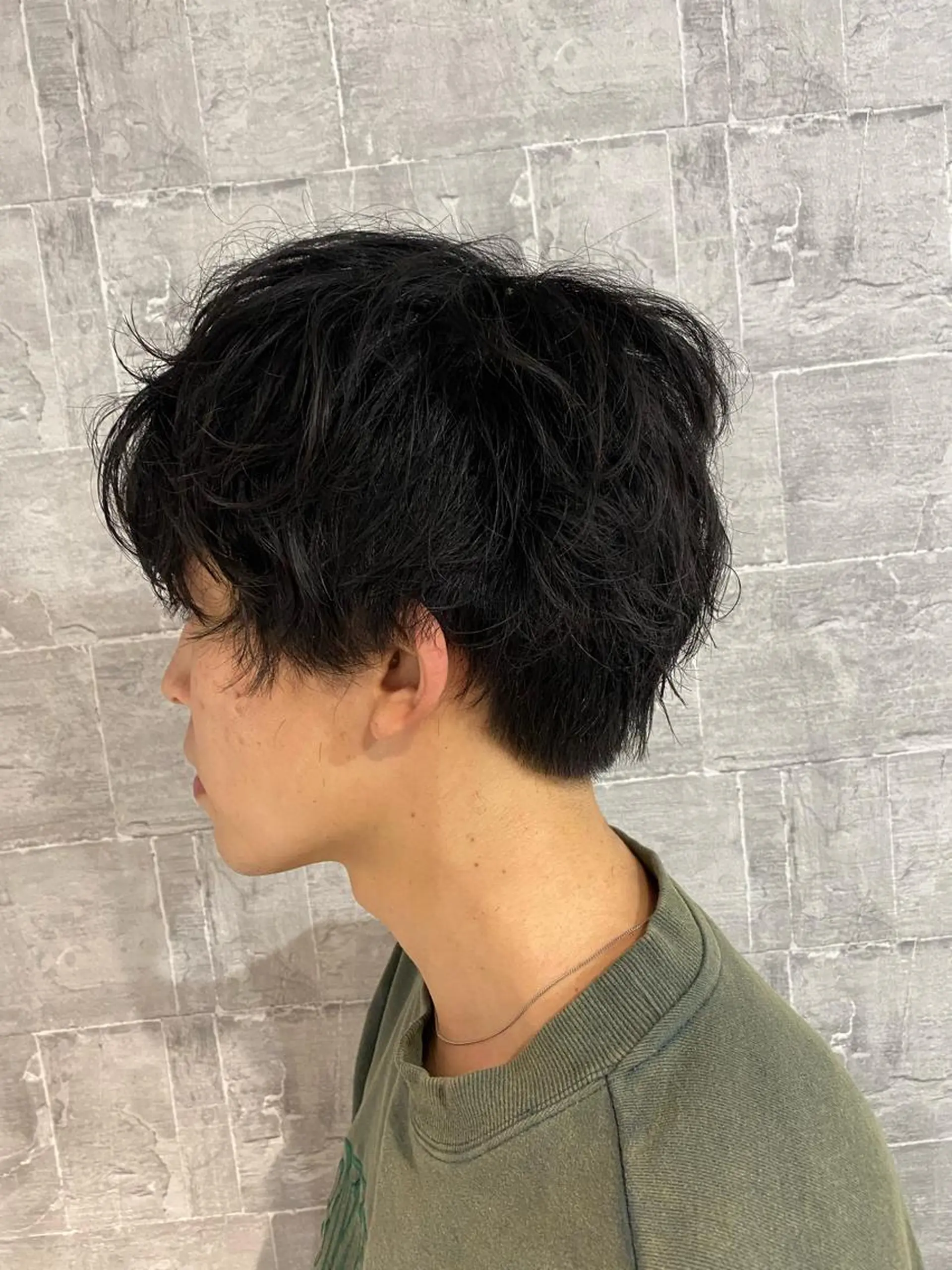 ショート パーマ ヘアアレンジ メンズ メンズパーマ ニュアンスパーマ DAB.HAIRworks所属・神山 陽菜のヘアスタイル