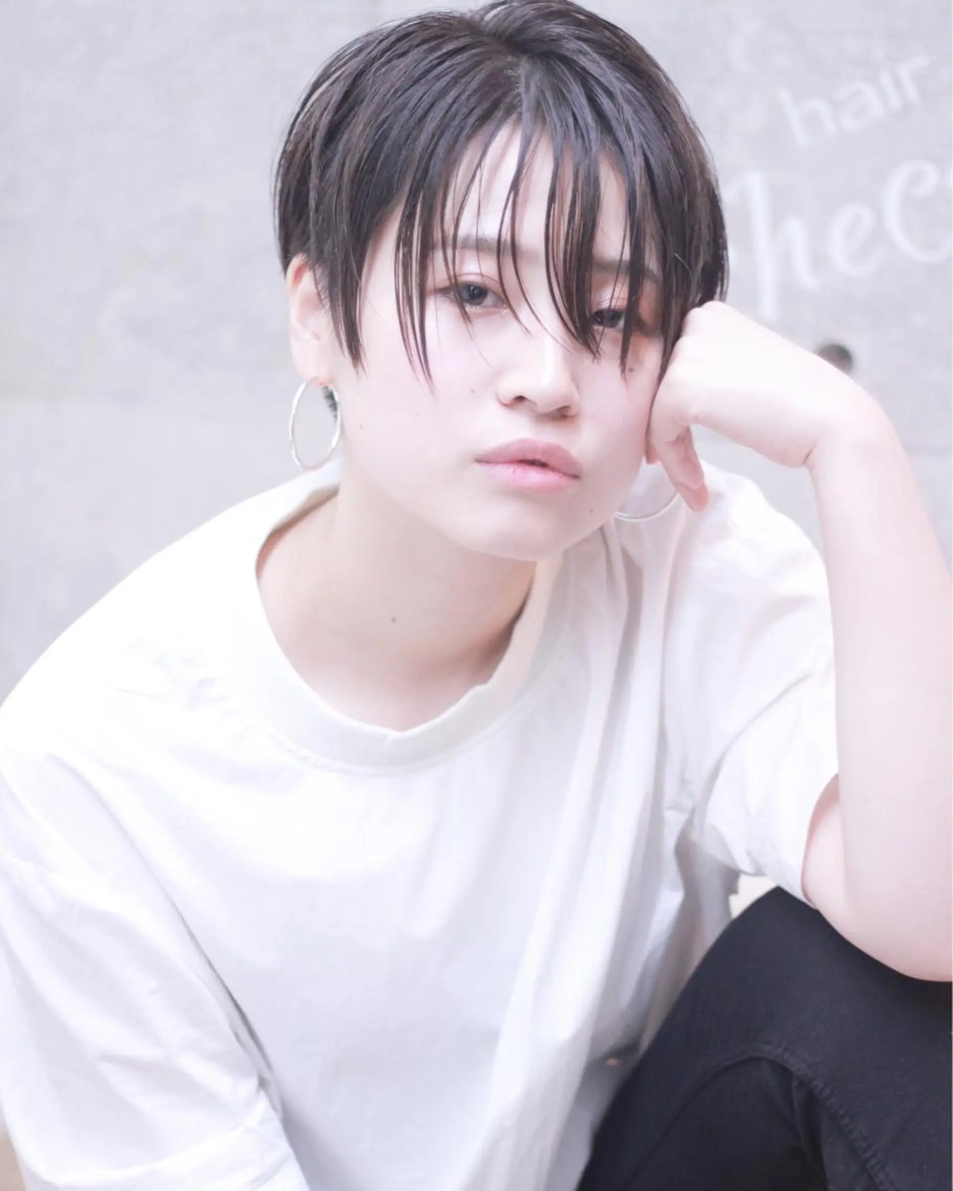 ショート カラー ショートヘア cachecache所属・及川 光のヘアスタイル