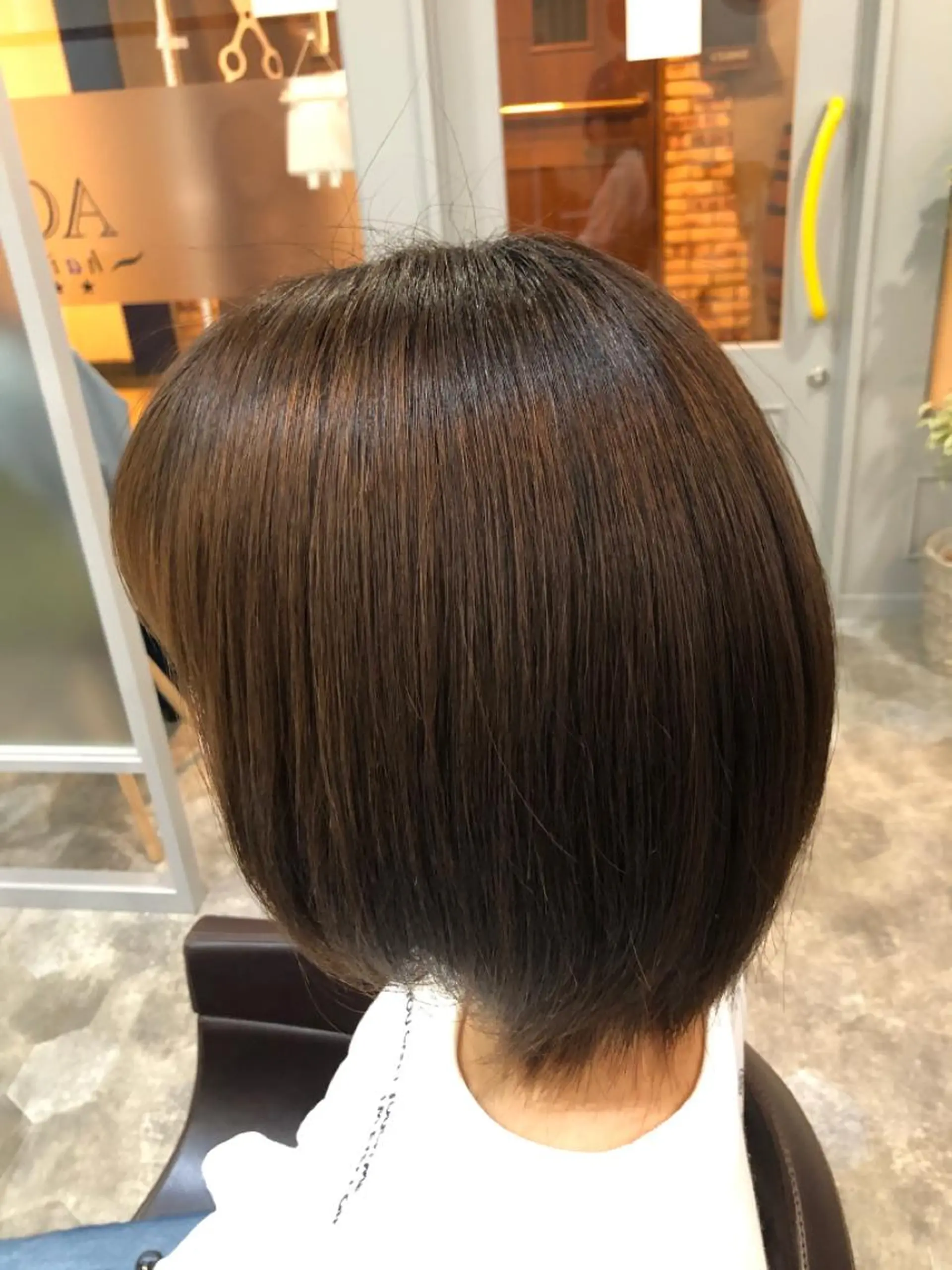 ミディアム パーマ カット 縮毛矯正 トリートメント hair care ACRO所属・hair care ACRO店長　谷のヘアスタイル