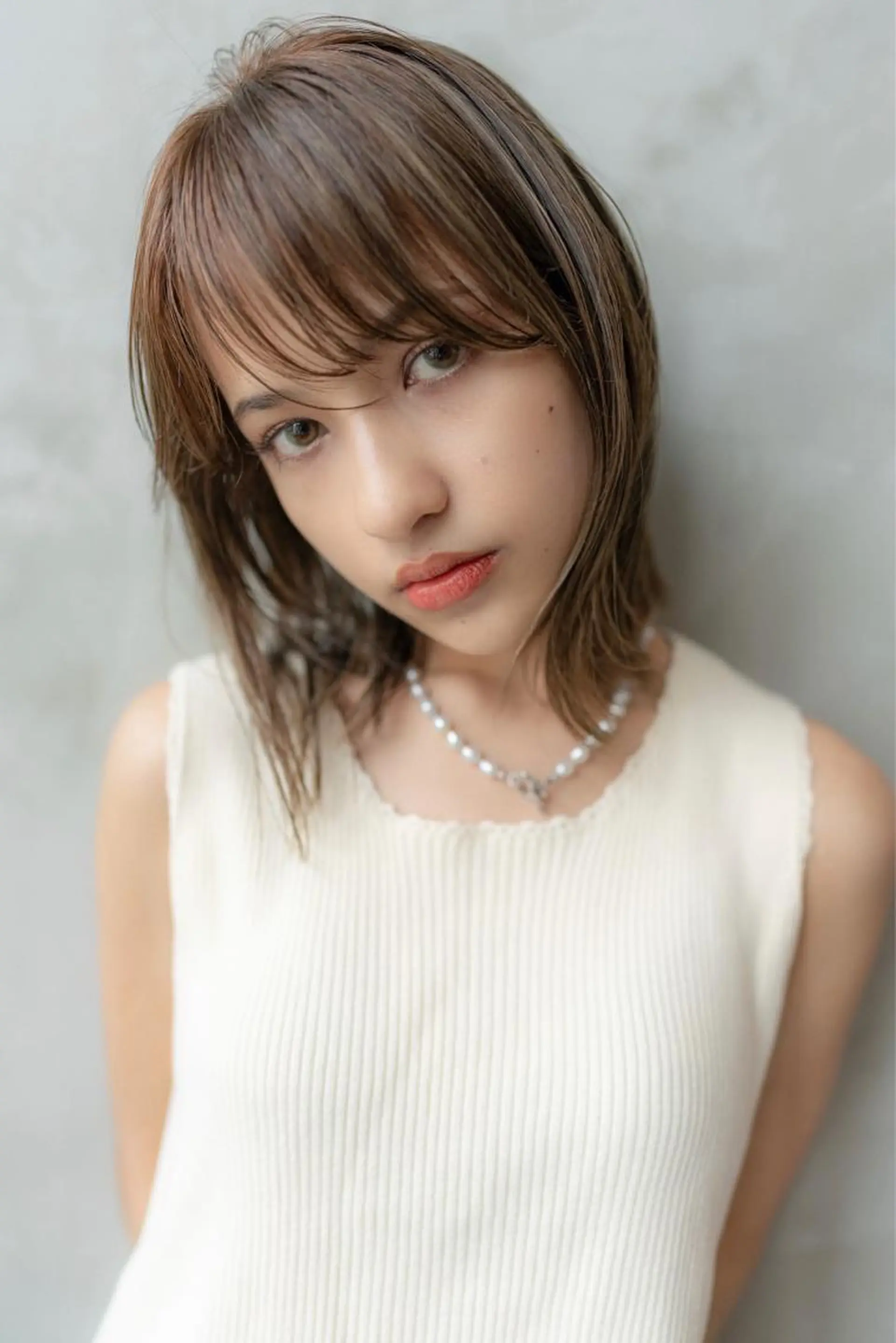 ミディアム カット ヘアカラー トリートメント HAVANA MIZUKIのヘアスタイル